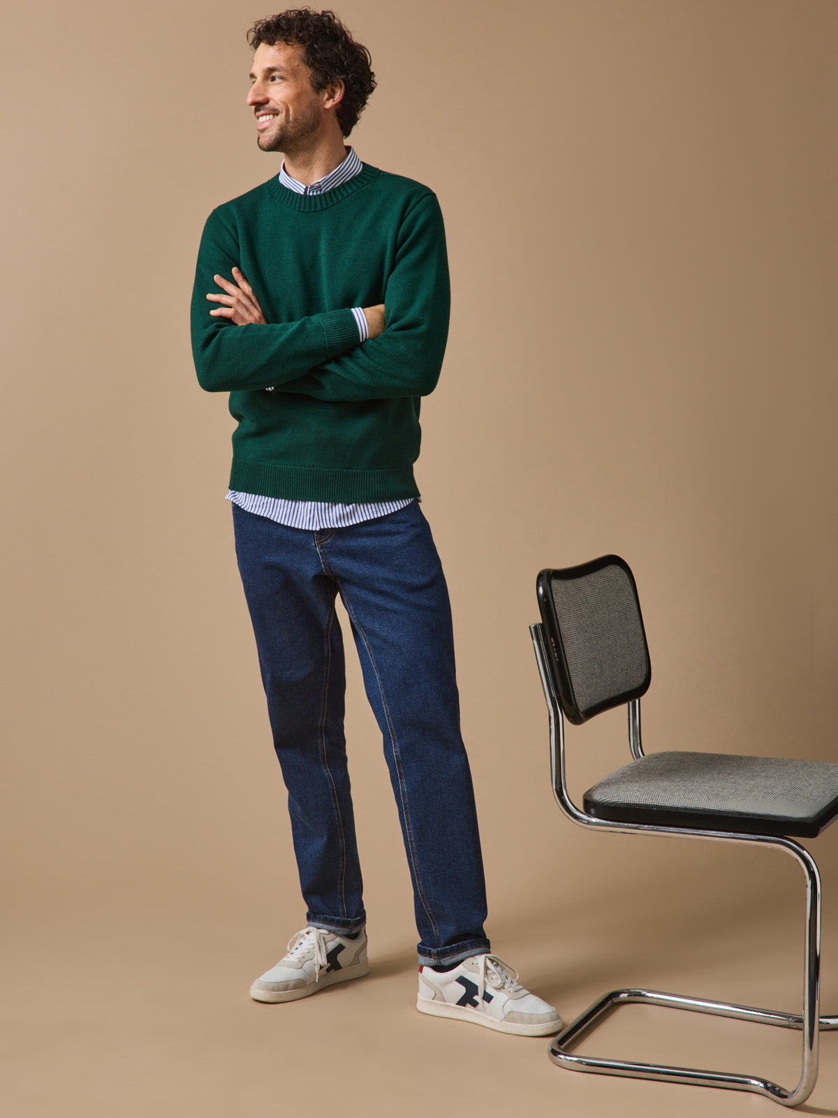 Men's merino wool sweater - Cyrillus x Les 3 Tricoteurs