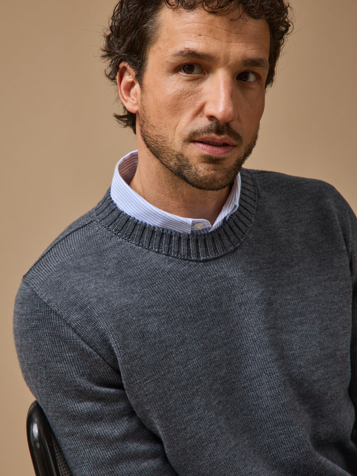 Men's merino wool sweater - Cyrillus x Les 3 Tricoteurs