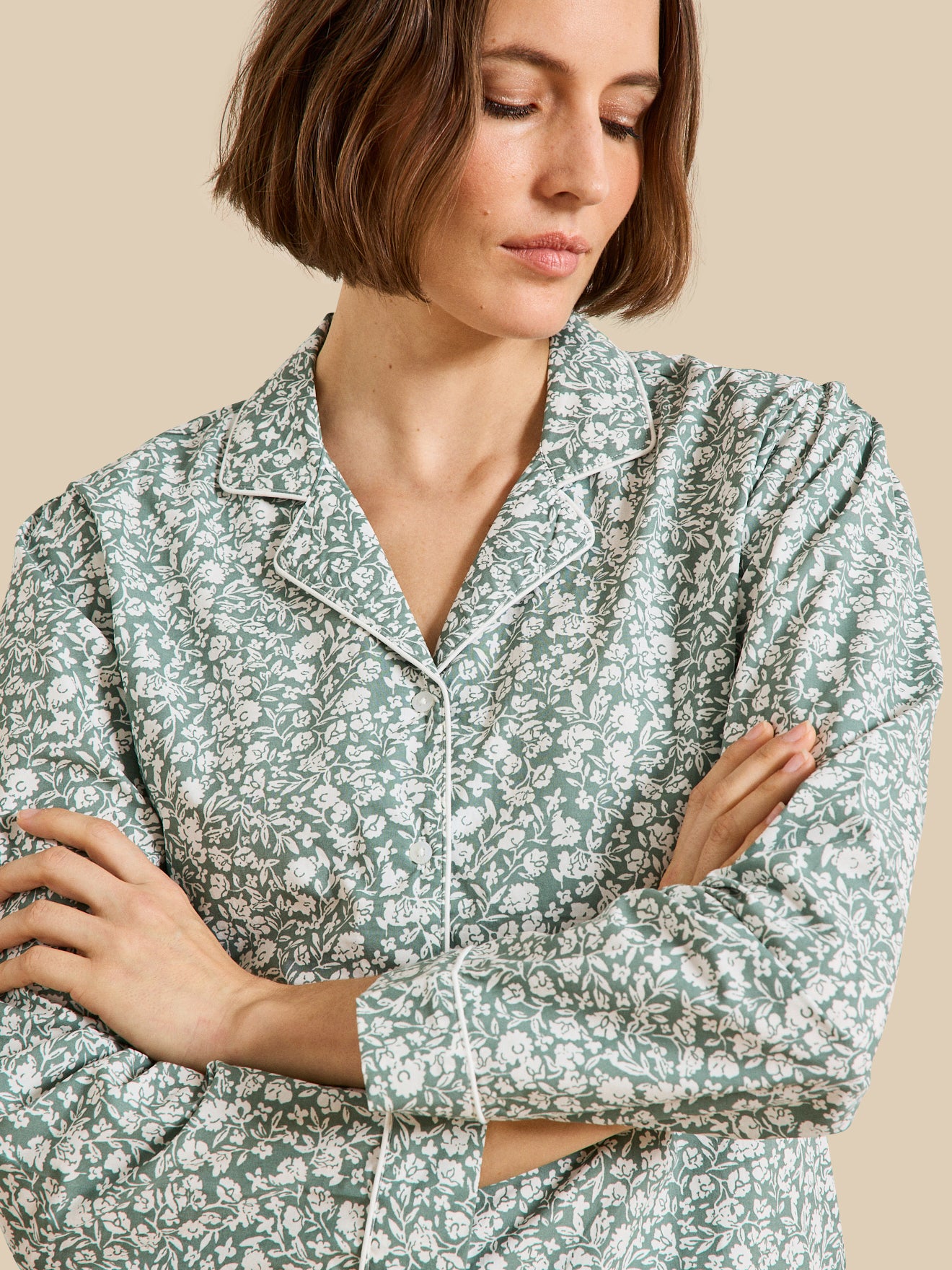 Women's floral-print pyjamas