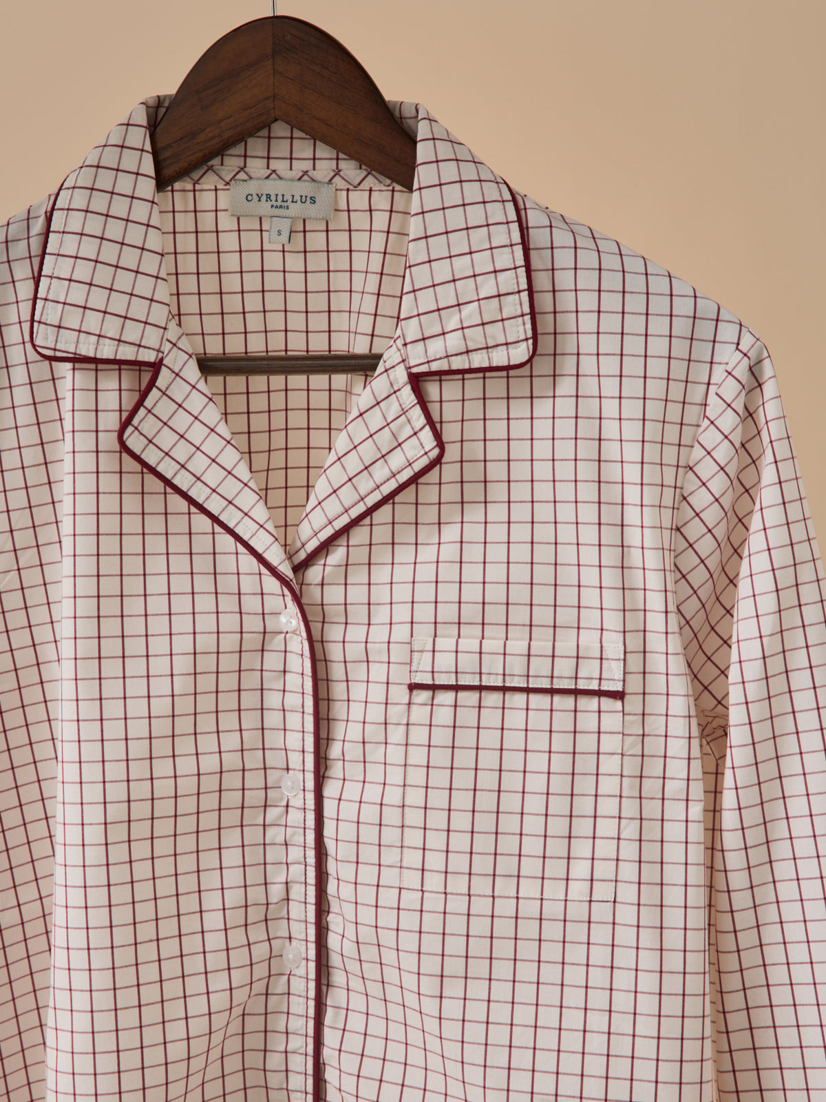 Pyjama à carreaux femme