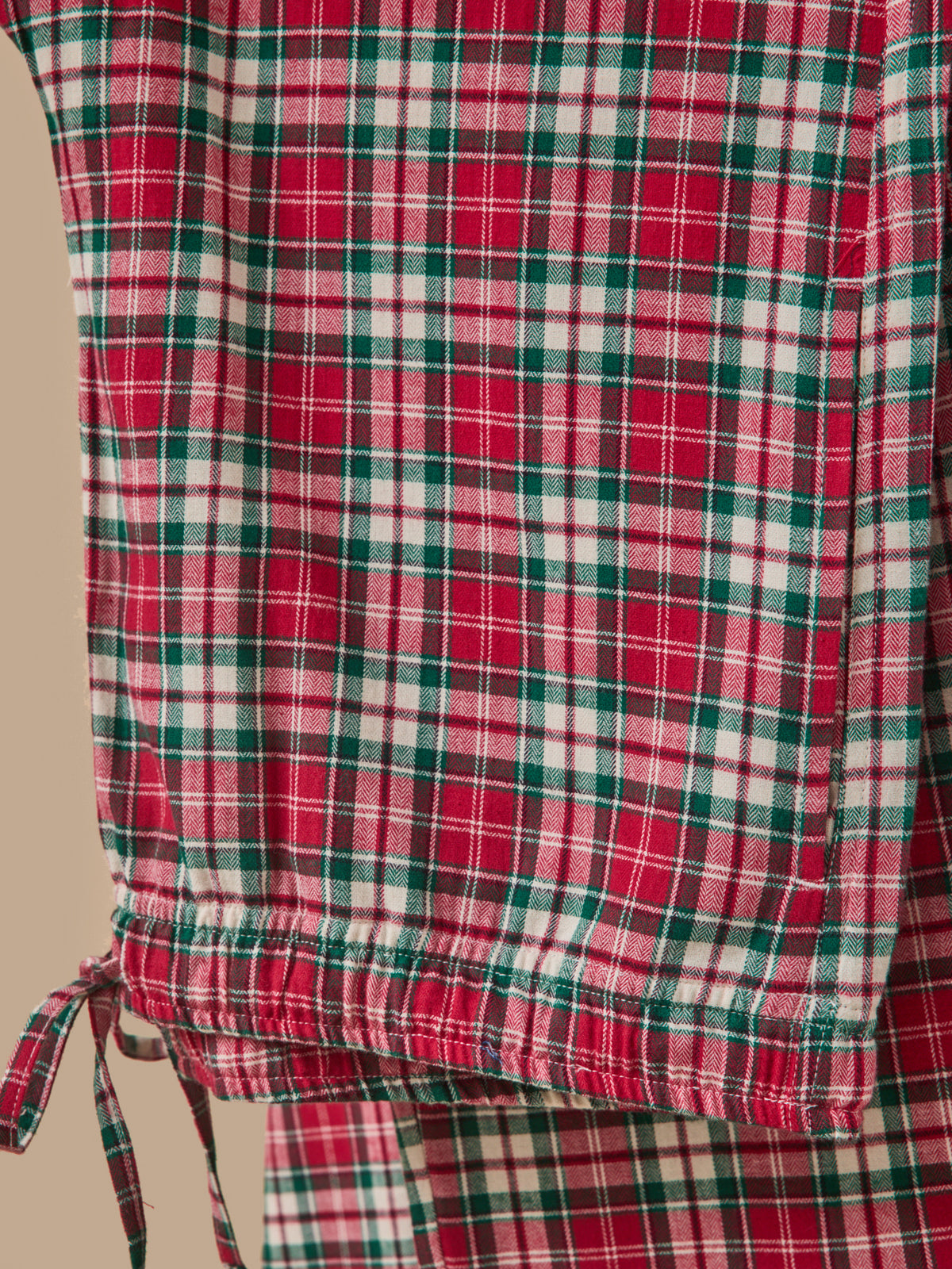 Pyjama flanelle carreaux homme