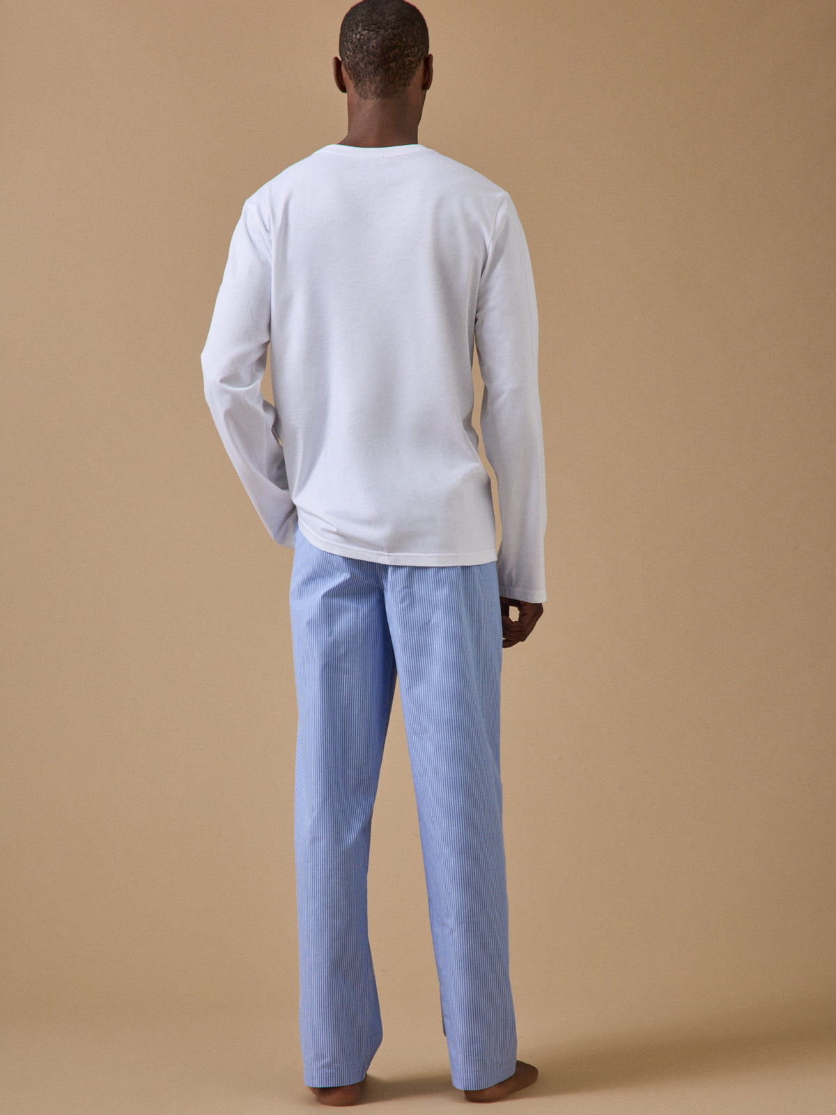 Men's dual-fabric pyjamas