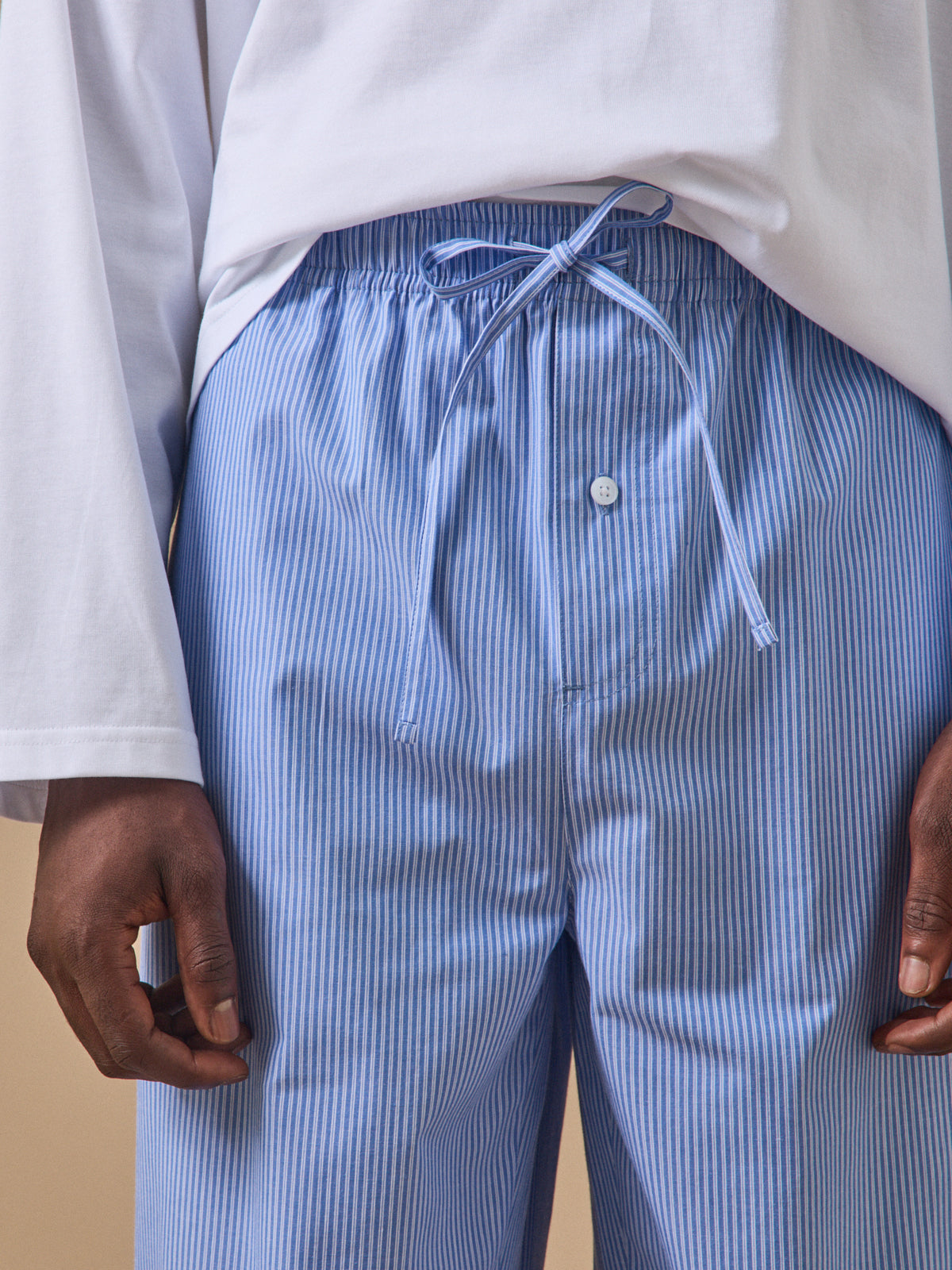 Men's dual-fabric pyjamas