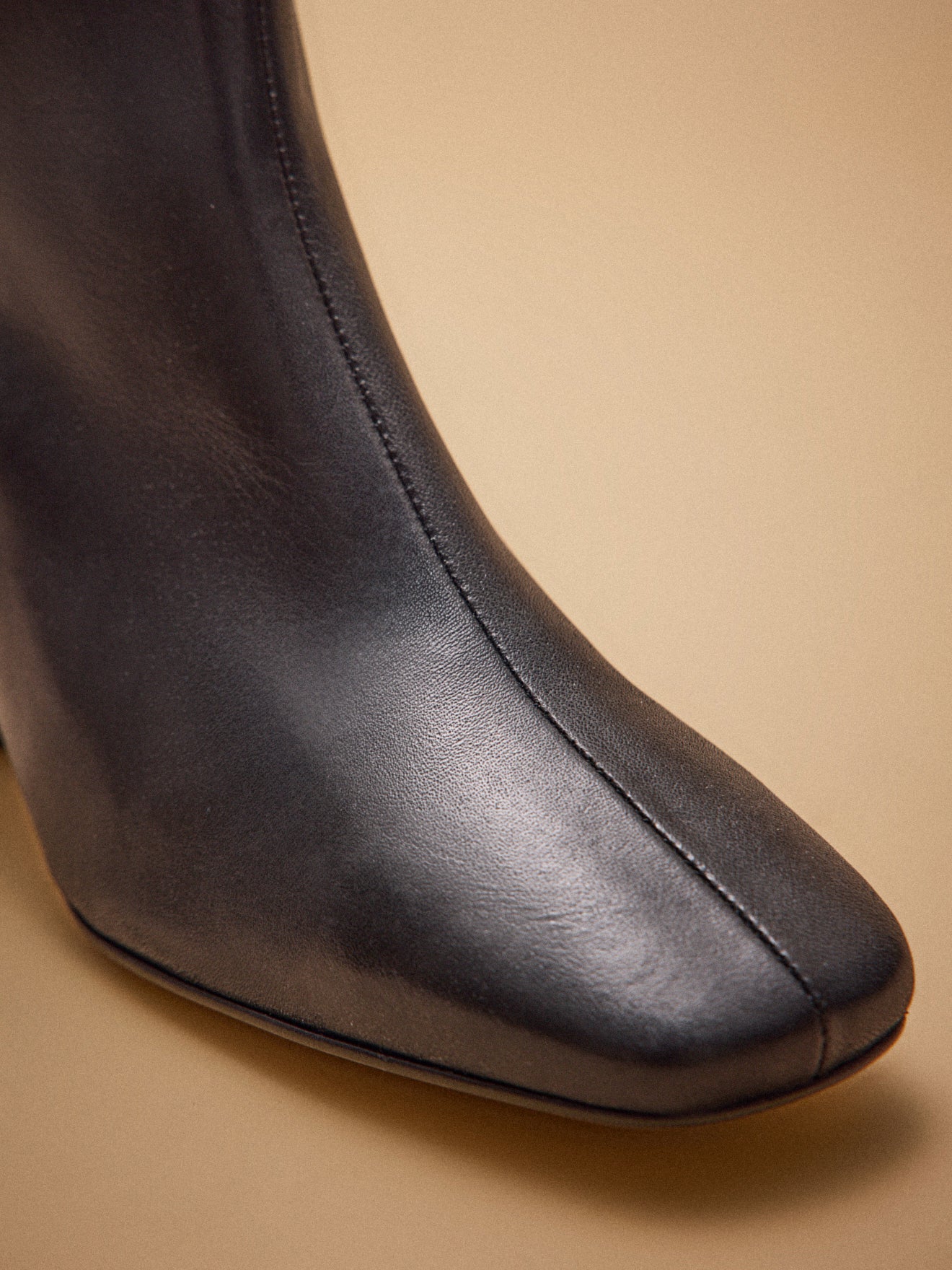 Boots à talon cuir femme