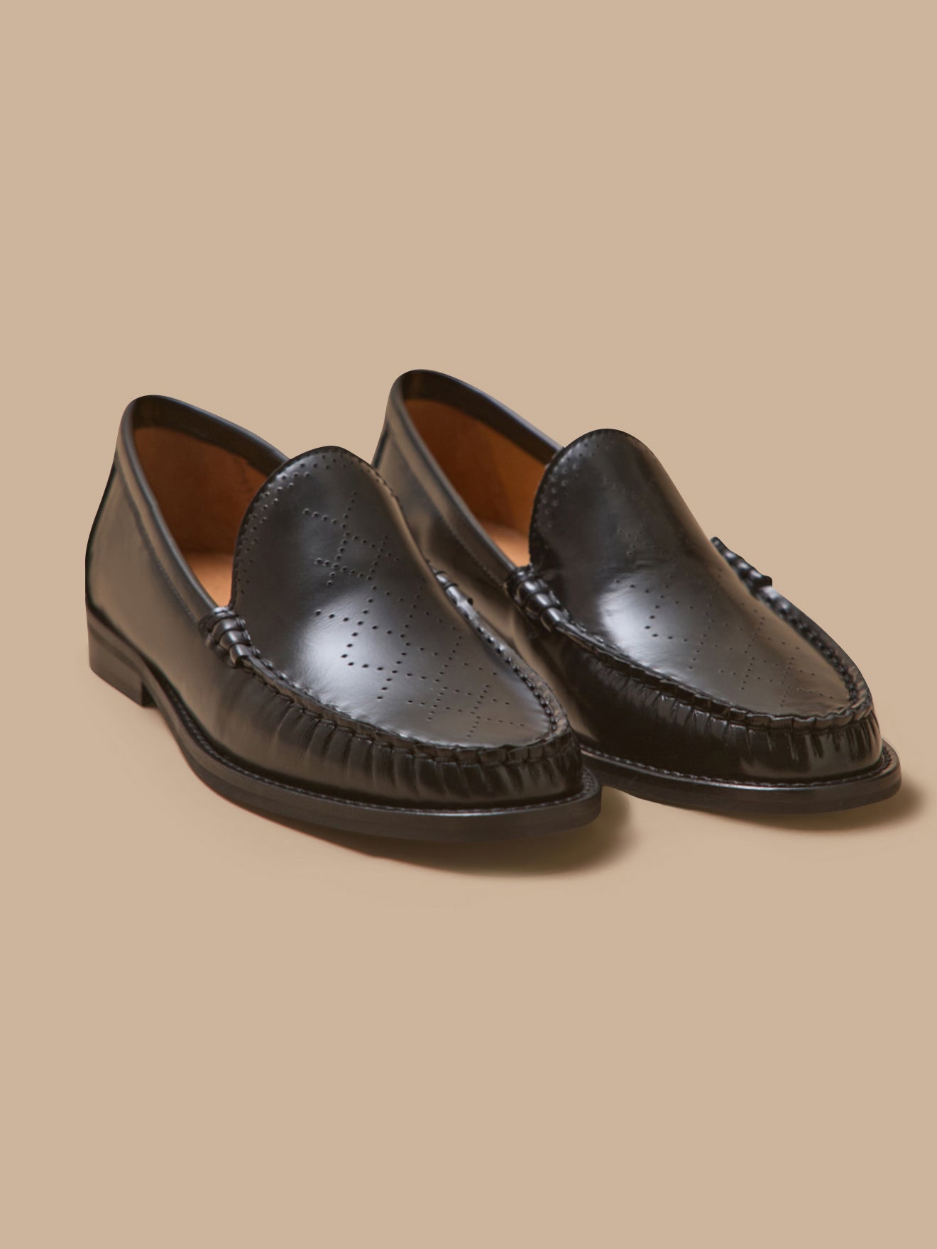Women's leather loafers