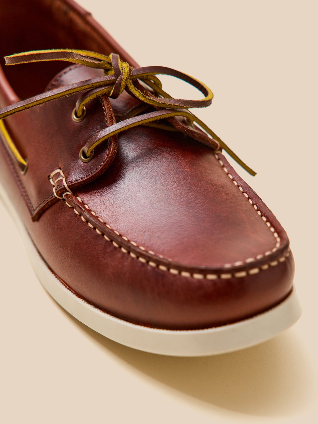 Chaussures bateau cuir homme