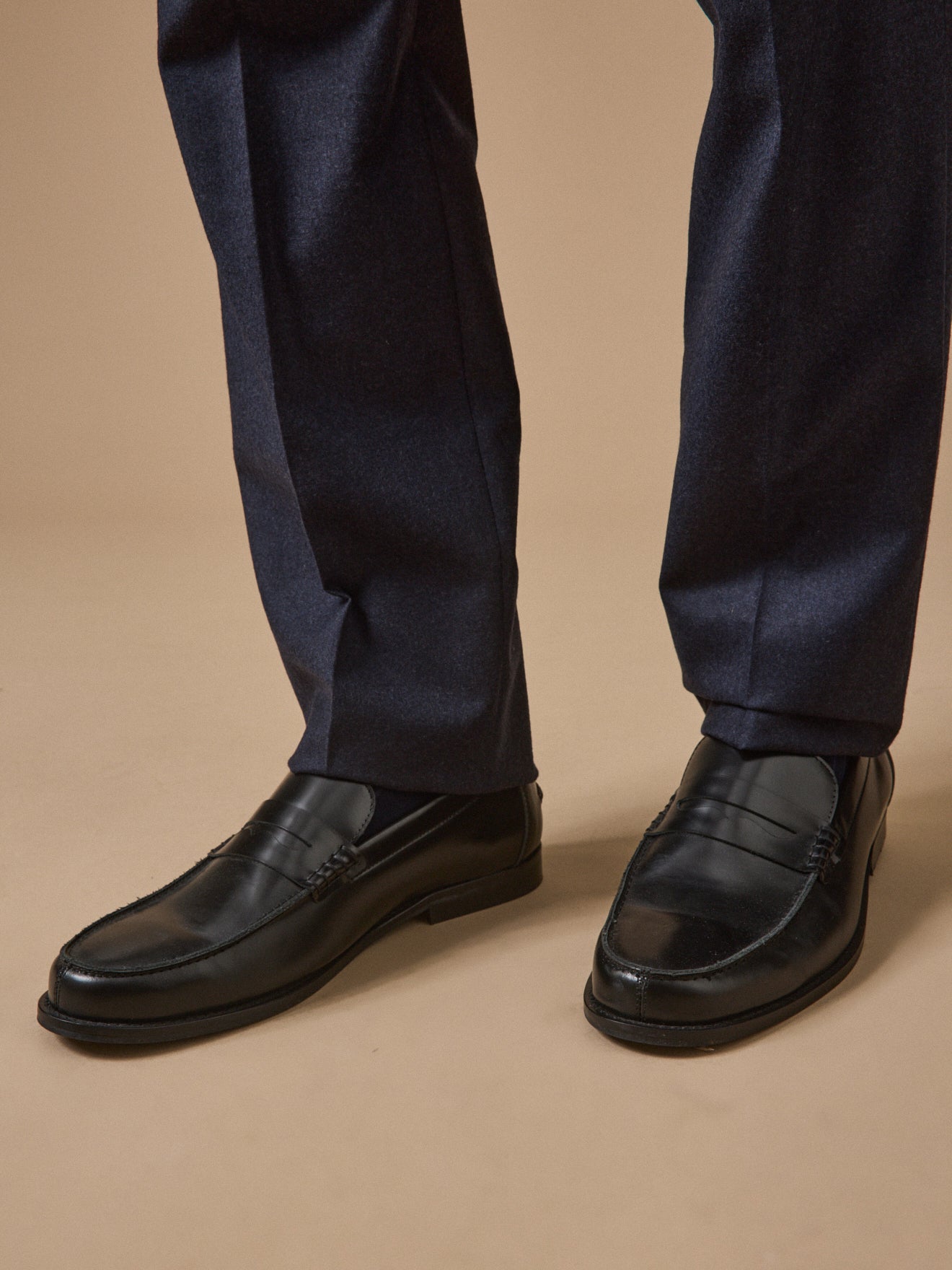 Men's leather loafers