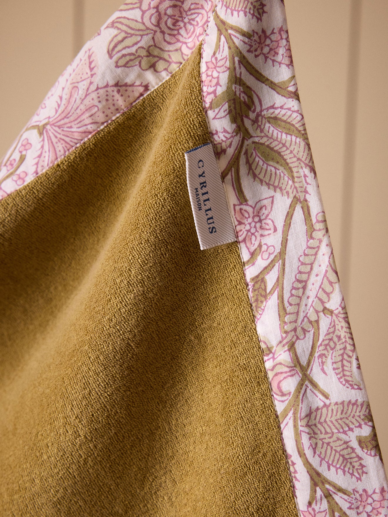 Fouta indienne doublée éponge