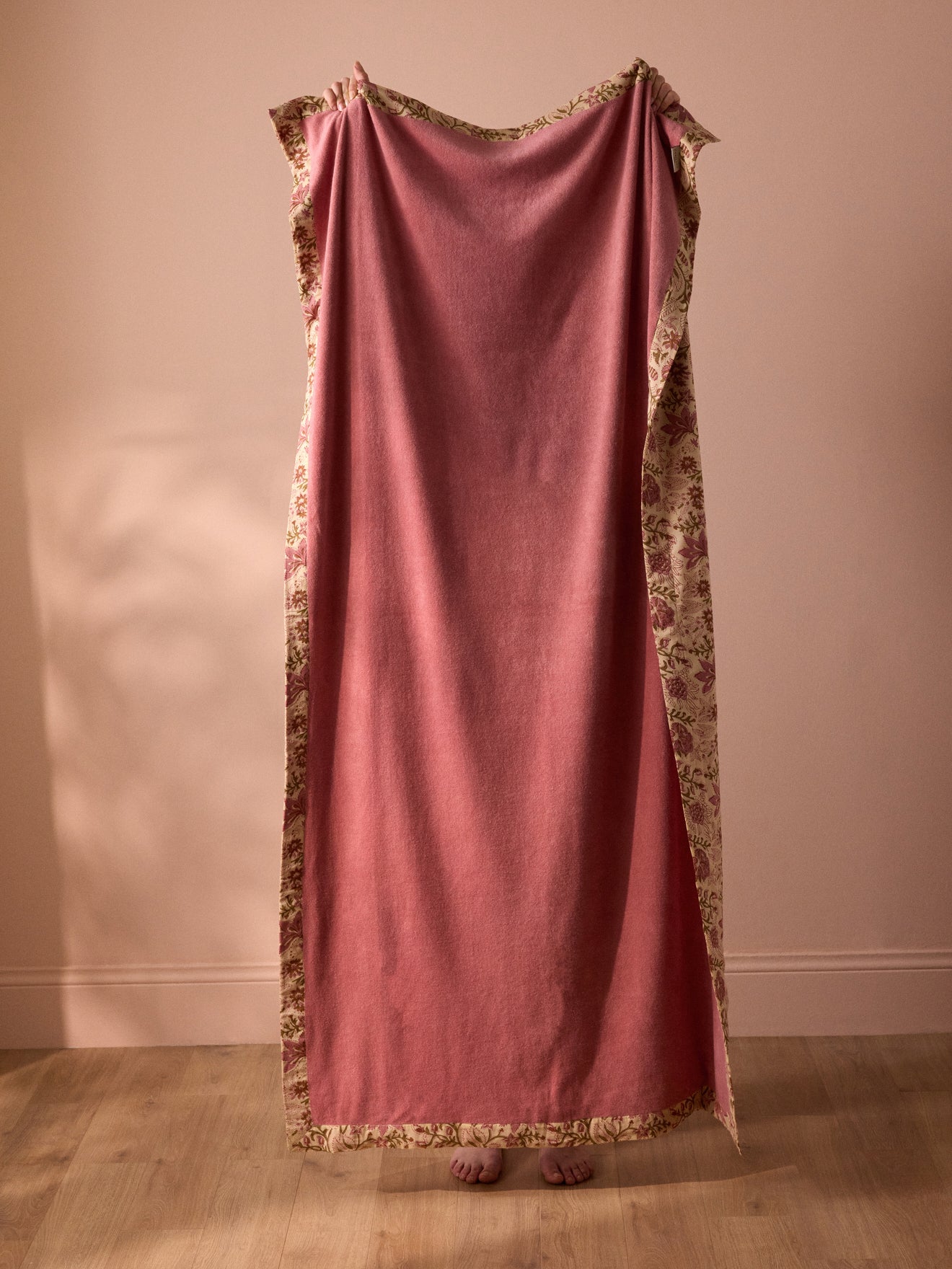 Fouta indienne doublée éponge