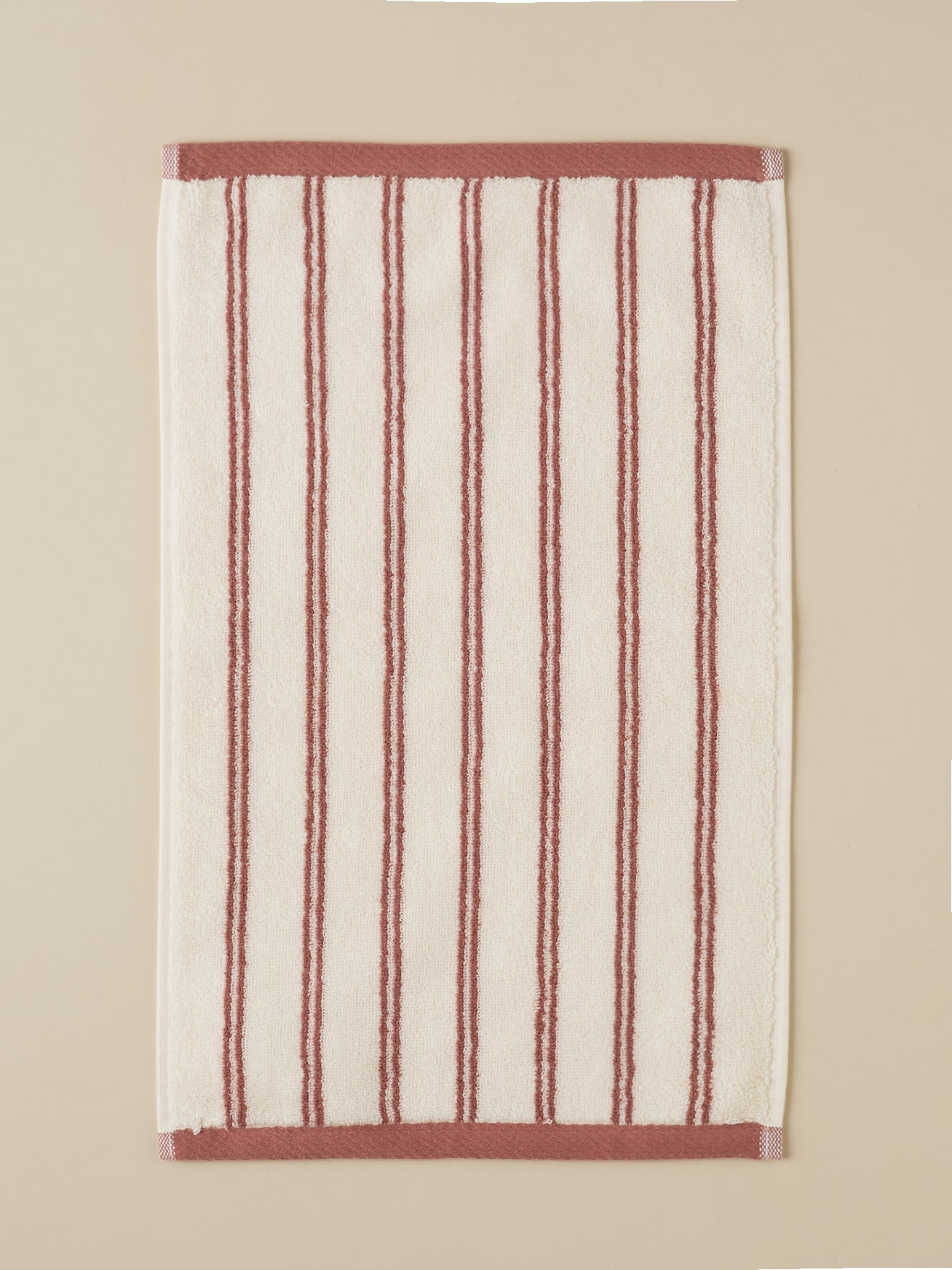 Serviette éponge rayée