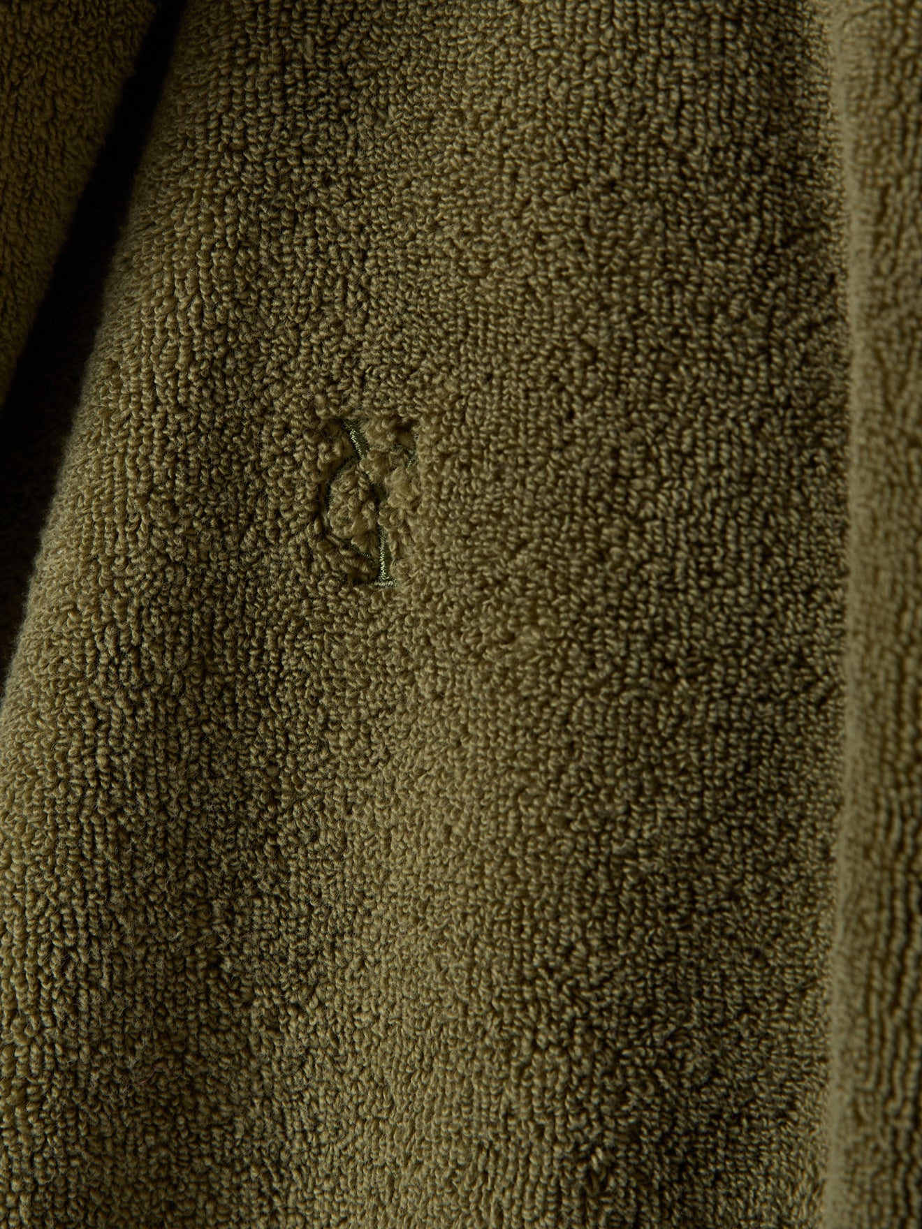 Peignoir éponge à col châle