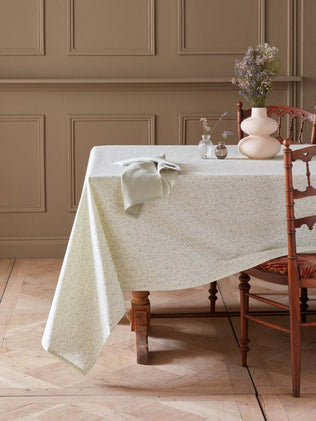 Coated cotton tablecloth