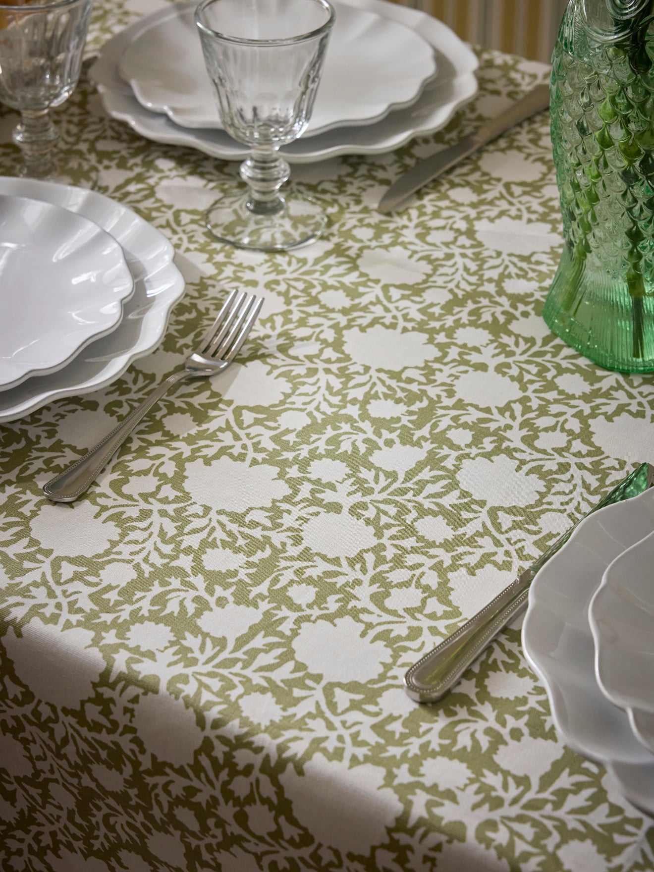 Nappe Jaïpur en coton enduit