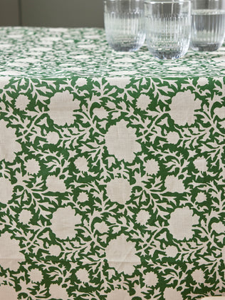 Coated cotton Jaipur tablecloth