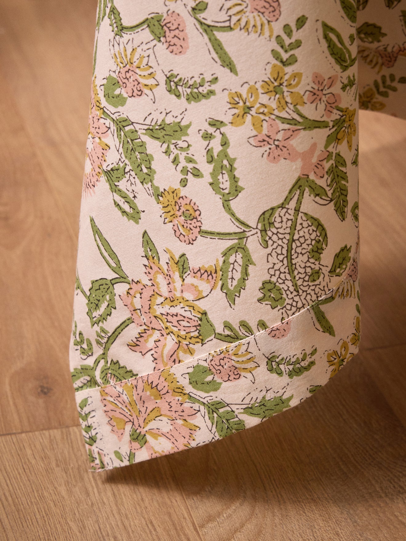 Indian Sofia-print cotton tablecloth