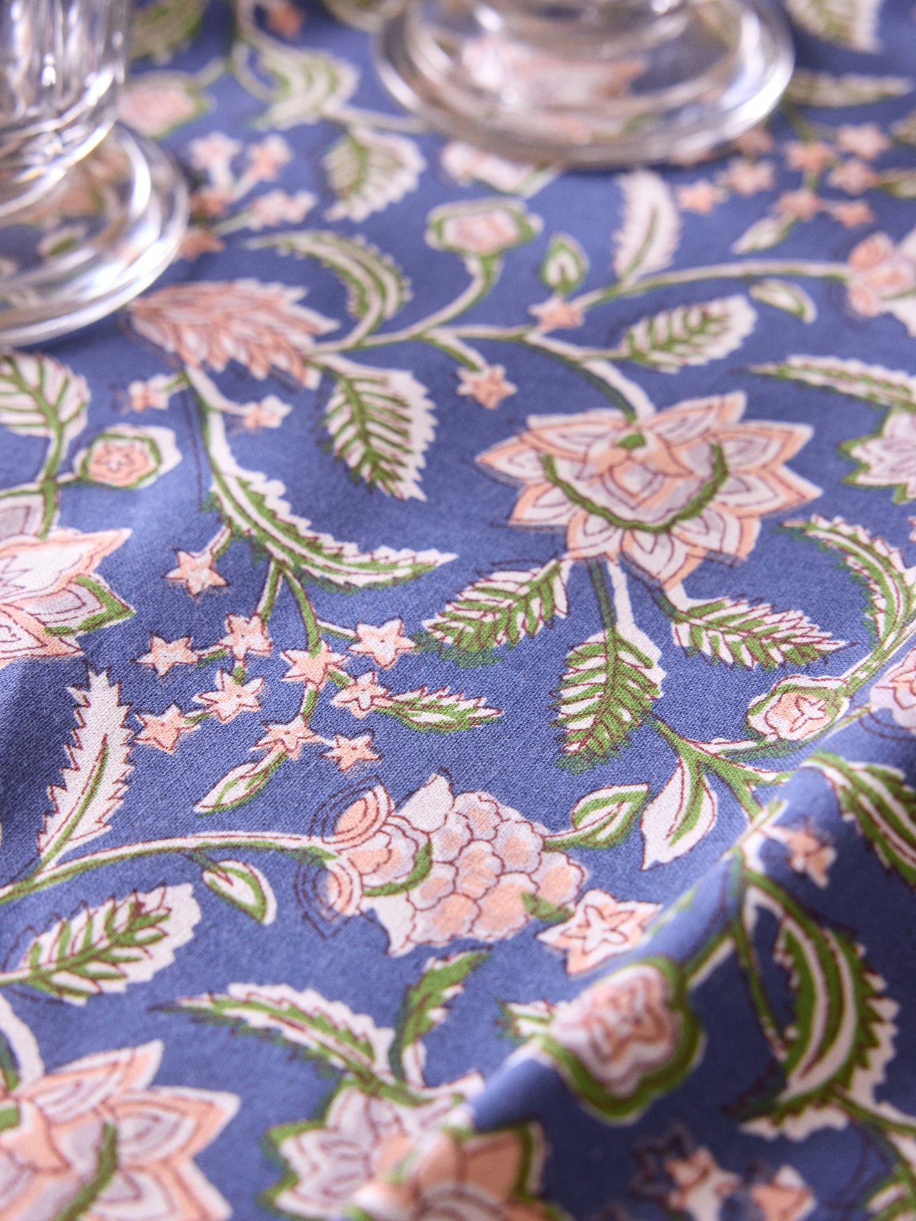 Nappe en coton imprimé indien Bella