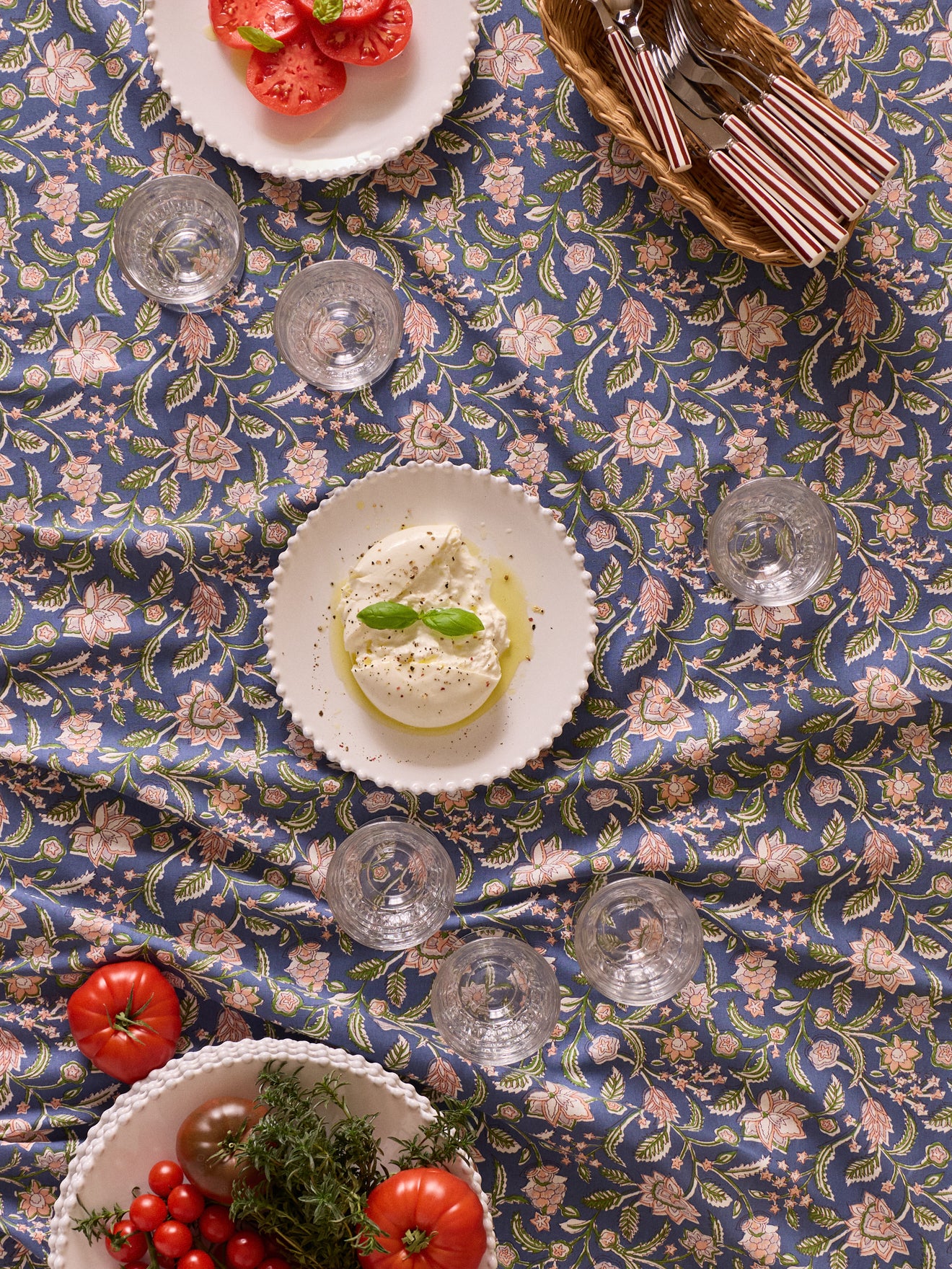 Nappe en coton imprimé indien Bella