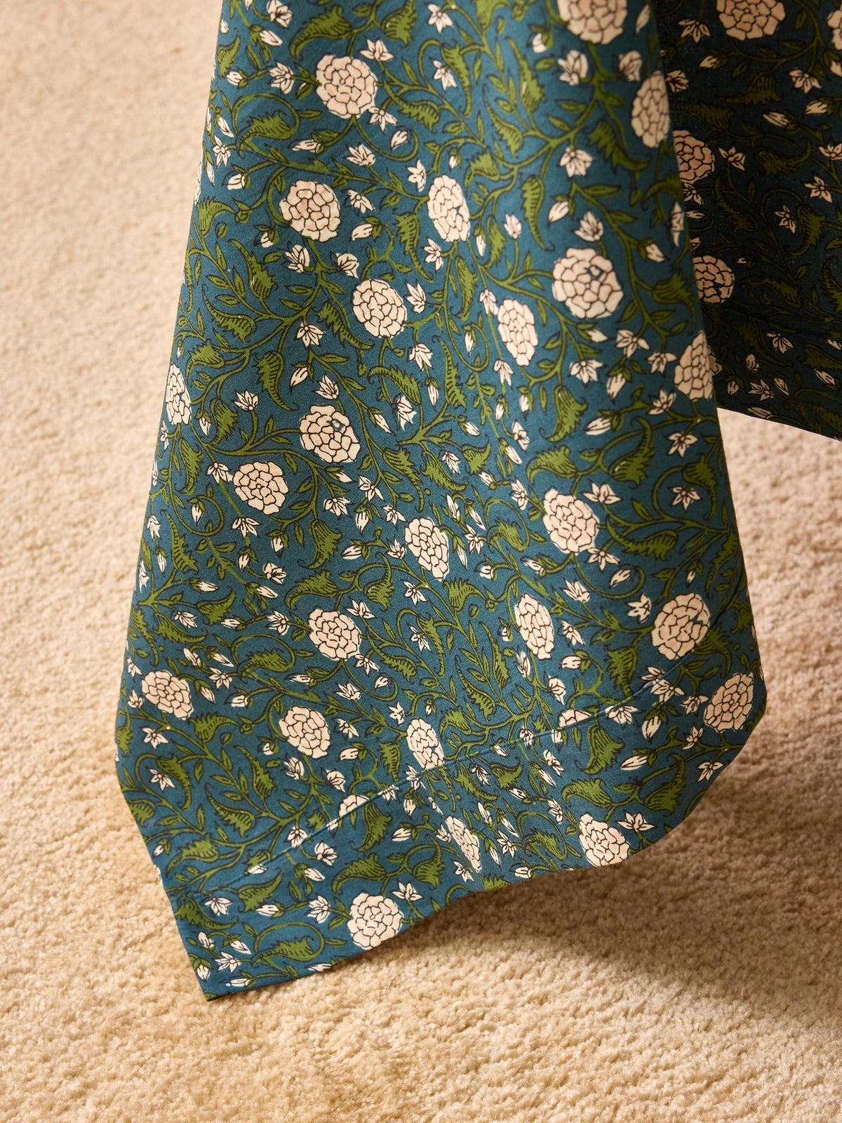 Nappe en coton imprimé indien