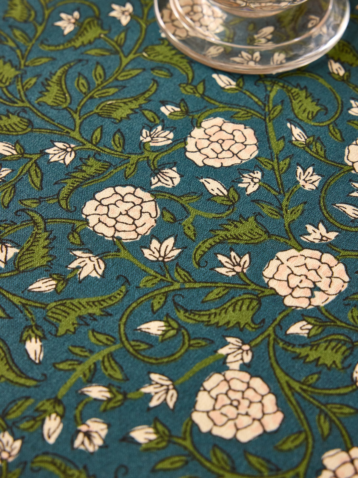 Nappe en coton imprimé indien
