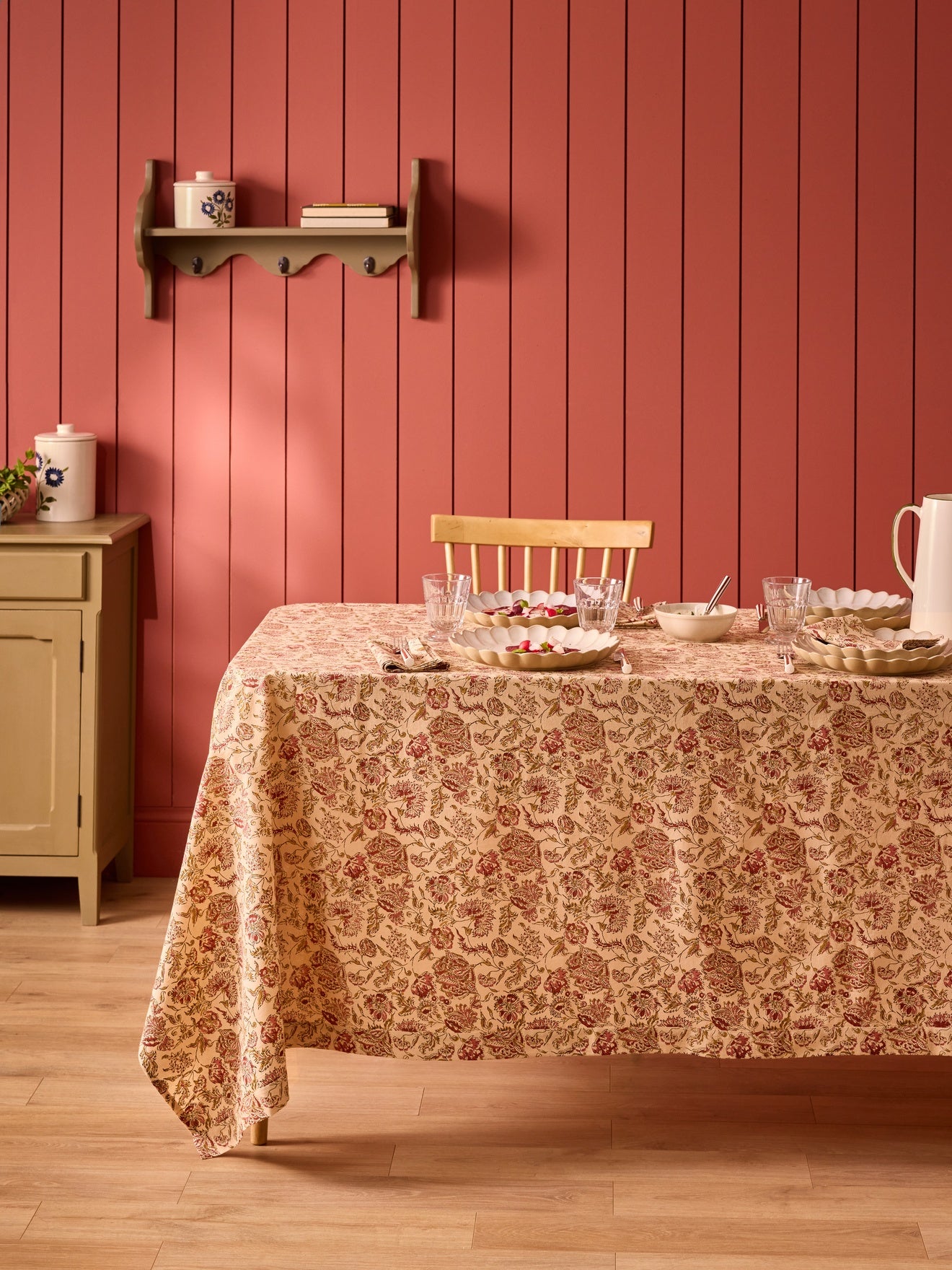 Indian Punjabi print cotton tablecloth