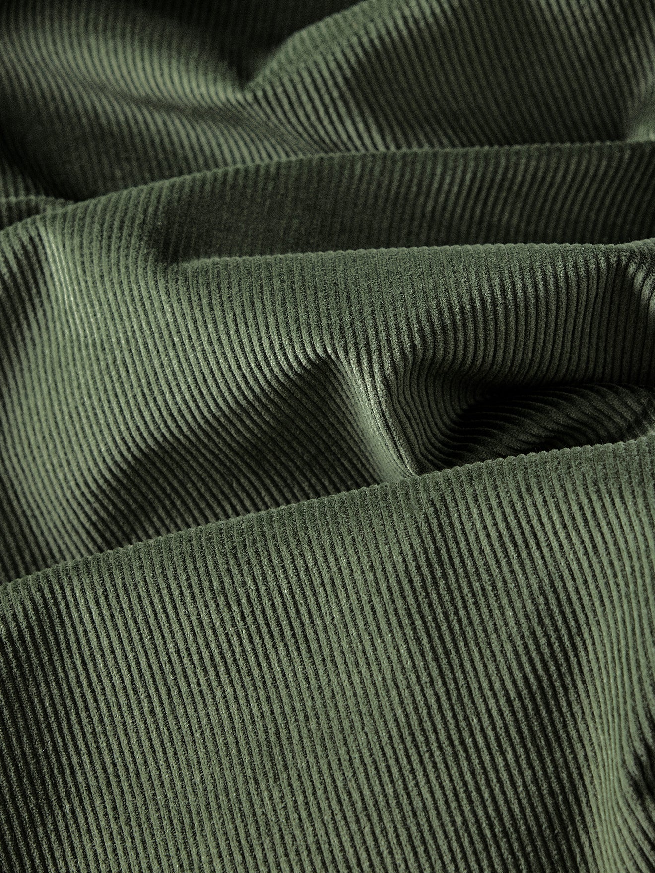 Corduroy curtain with eyelets