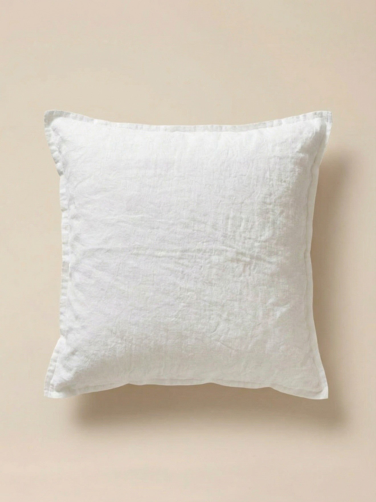 Cocooning pre-washed linen pillowcase