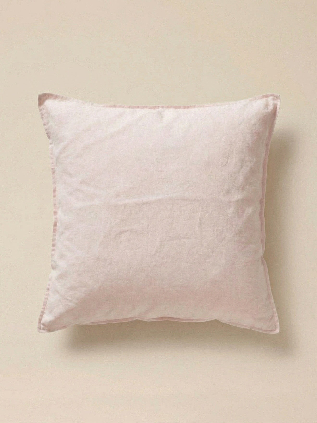 Cocooning pre-washed linen pillowcase