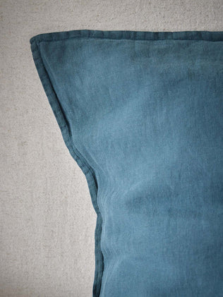 "Cocoon" pre-washed linen pillowcase