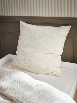 Honeycomb Stars cotton gauze pillowcase