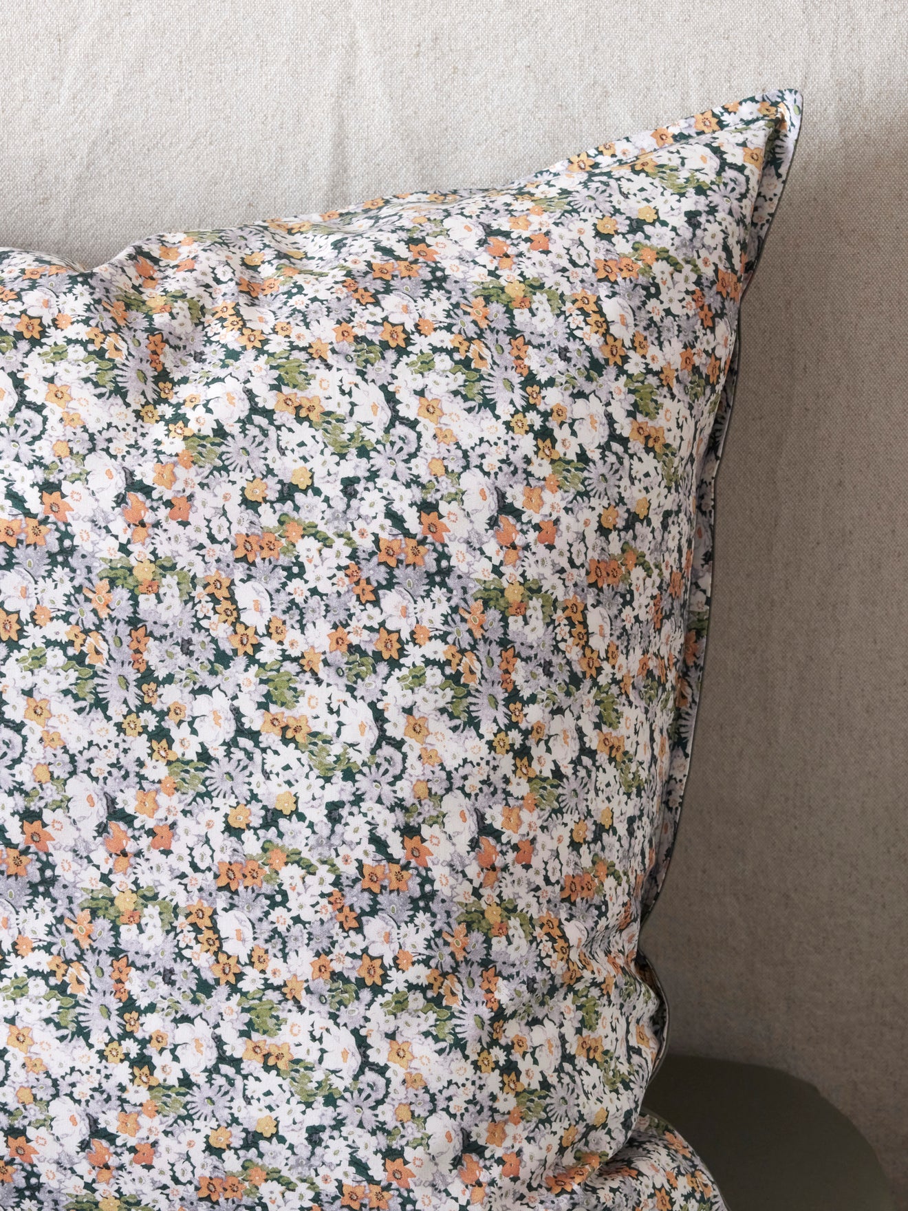 Shasta print cotton percale pillowcase made with Liberty fabric