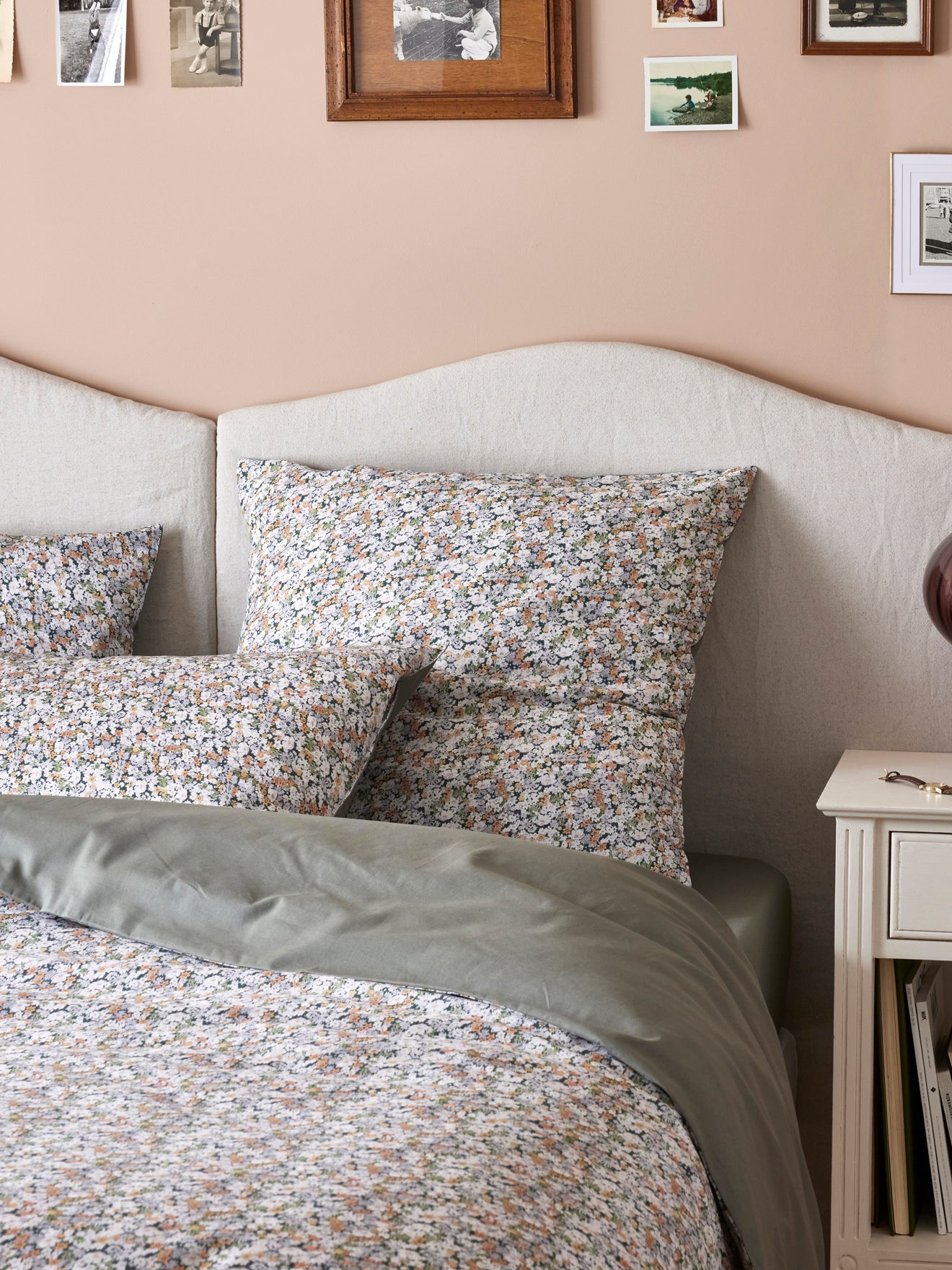 Shasta print cotton percale pillowcase made with Liberty fabric