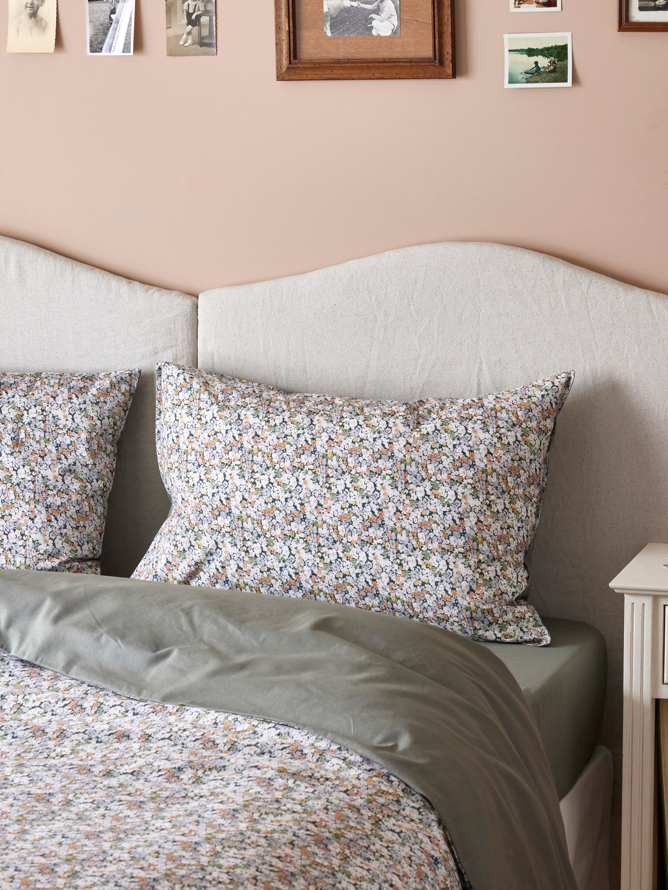 Shasta print cotton percale pillowcase made with Liberty fabric