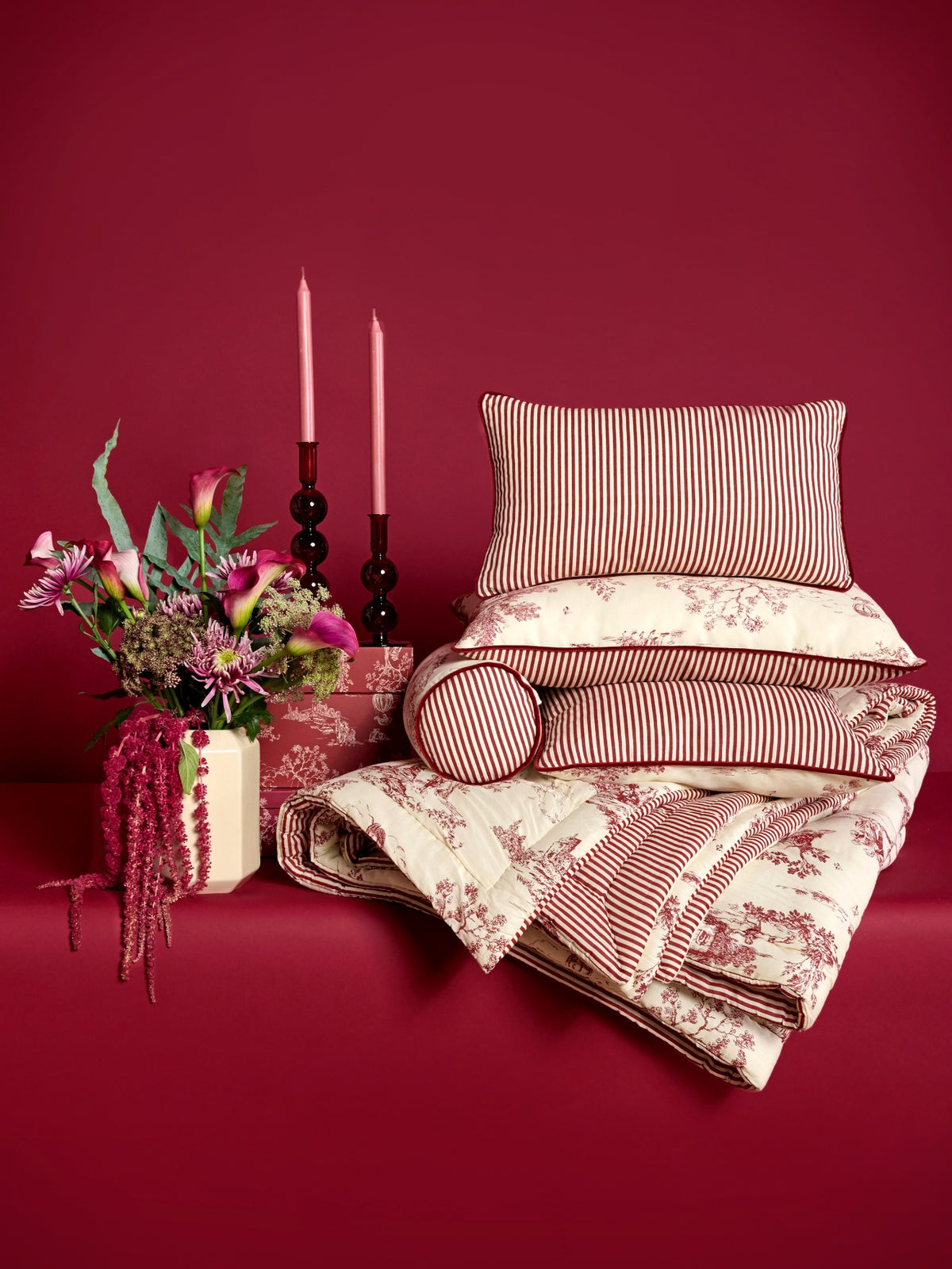 Toile de Jouy Spirit cotton percale pillowcase
