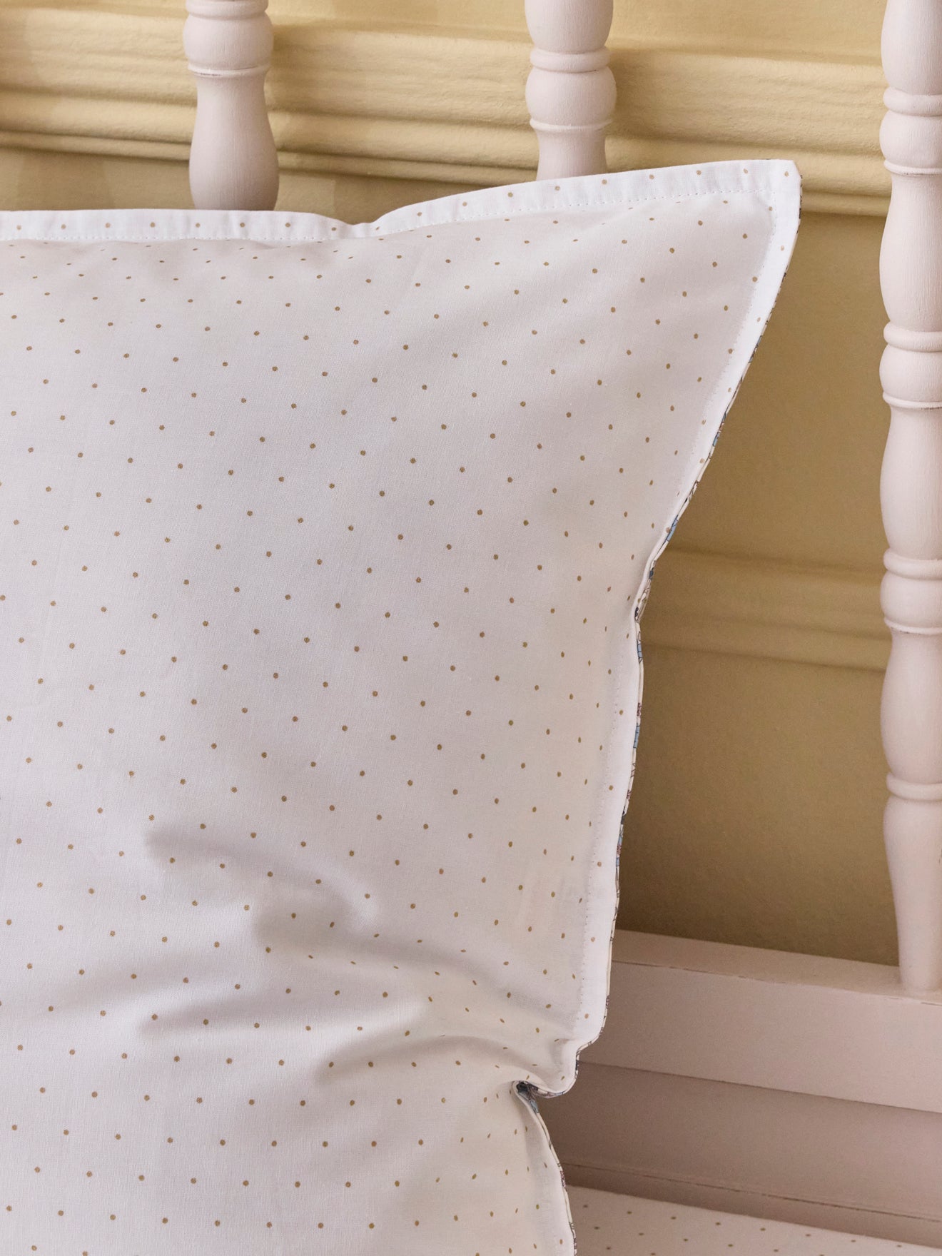 Hannah Fay motif pillowcase made with Liberty fabric