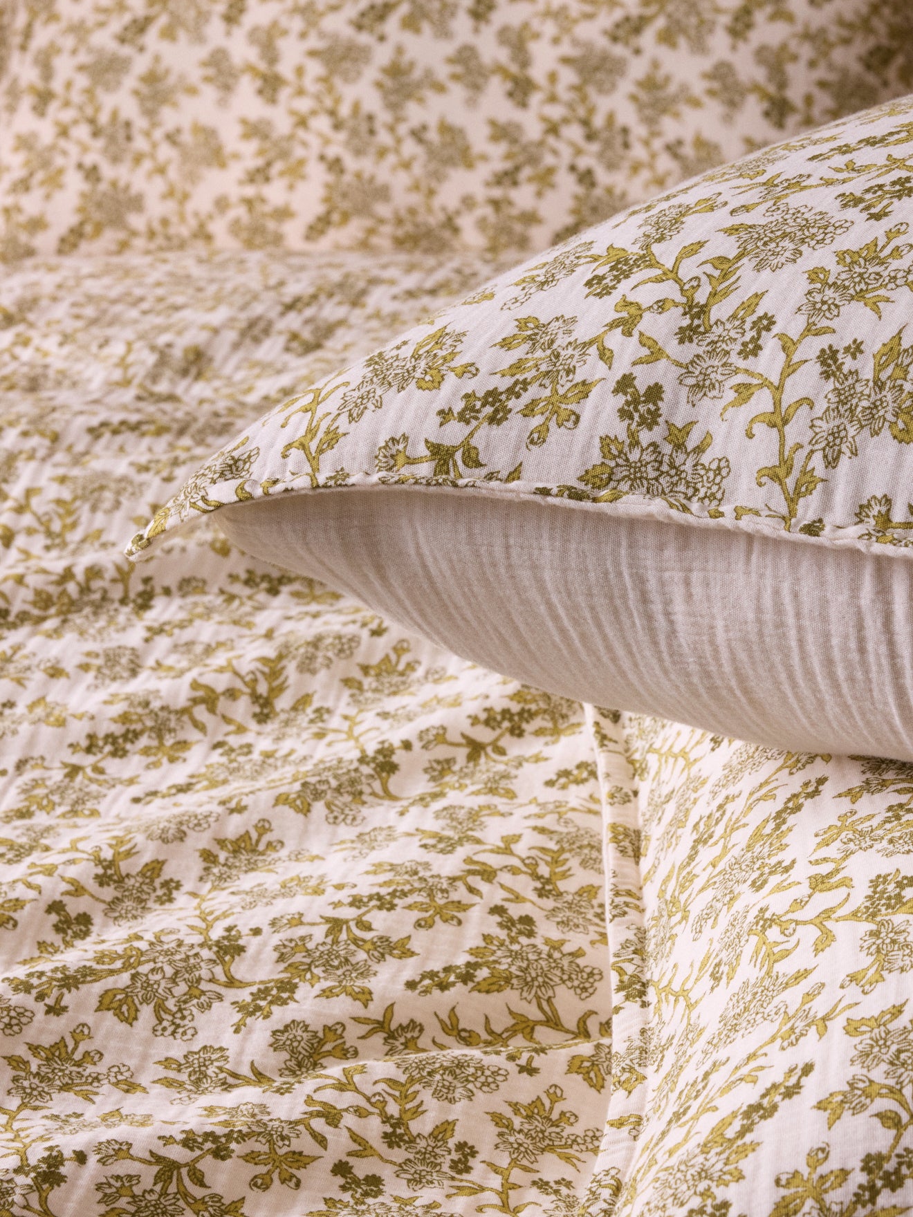 Taie d'oreiller gaze de coton Mathilde