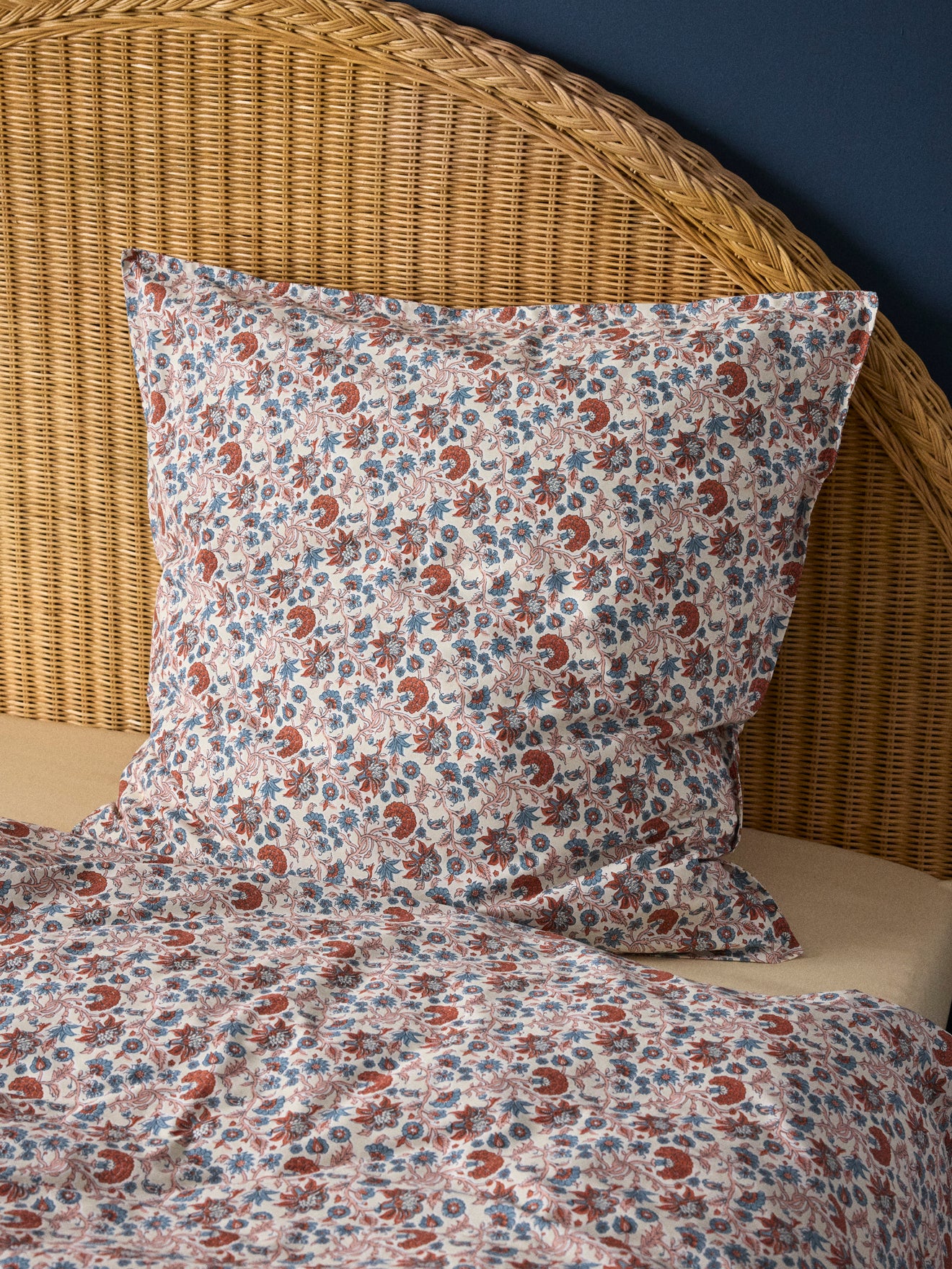 Abelie cotton percale pillowcase