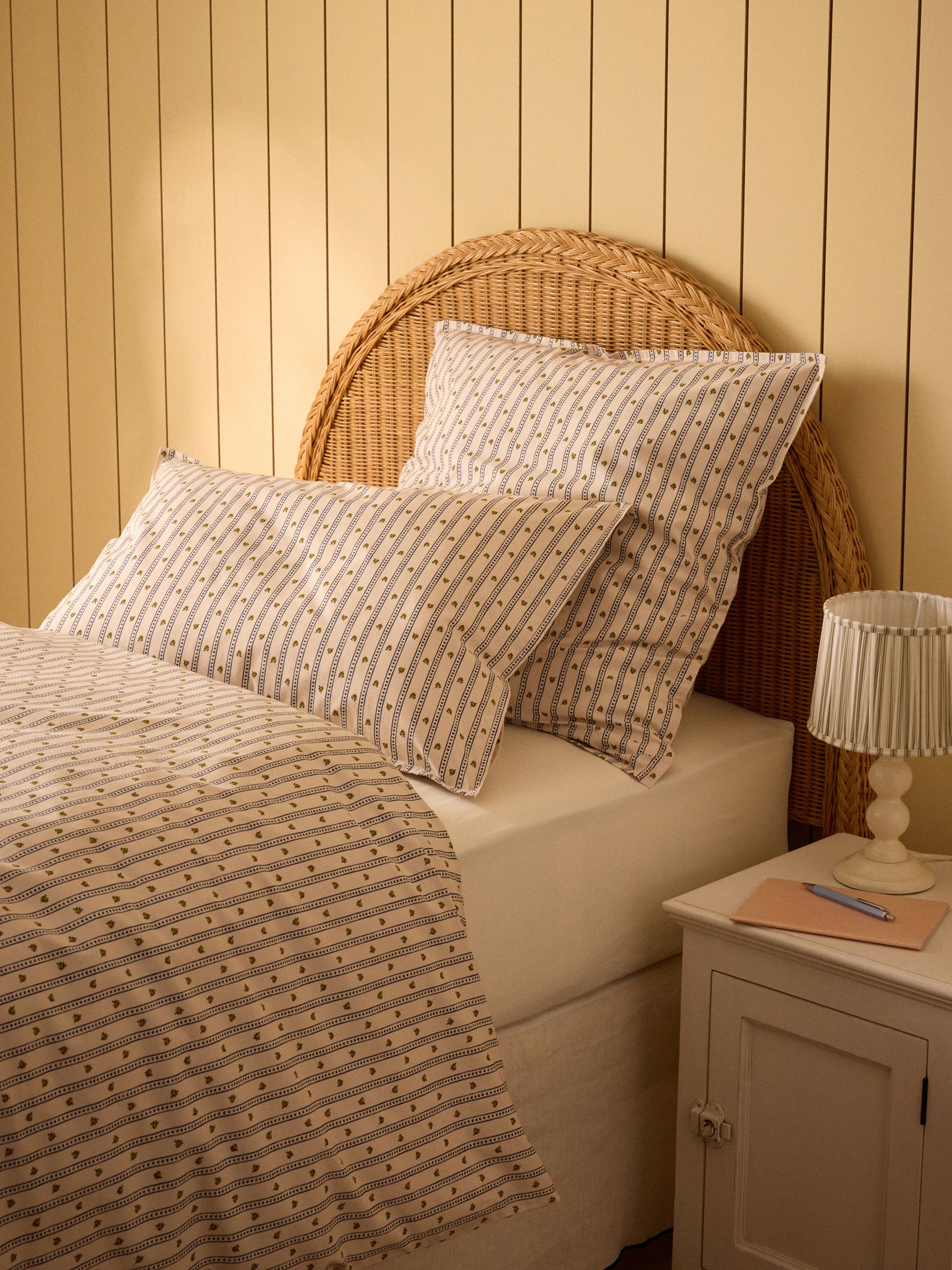 Taie d'oreiller percale de coton Avril