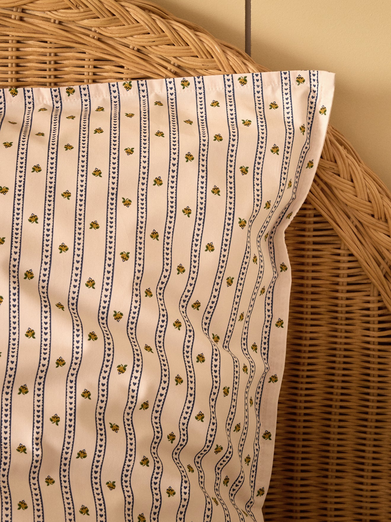 Taie d'oreiller percale de coton Avril