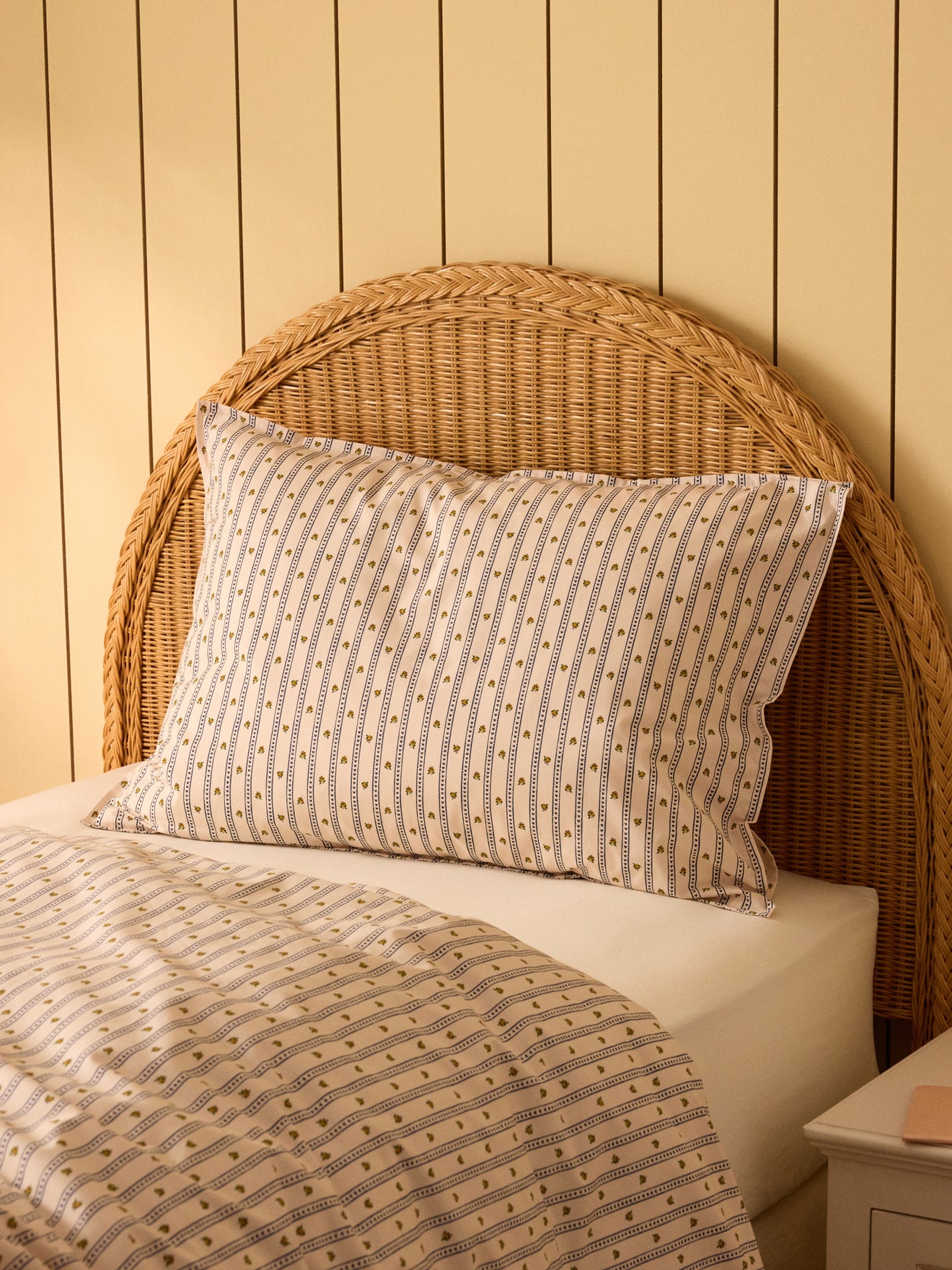 Taie d'oreiller percale de coton Avril