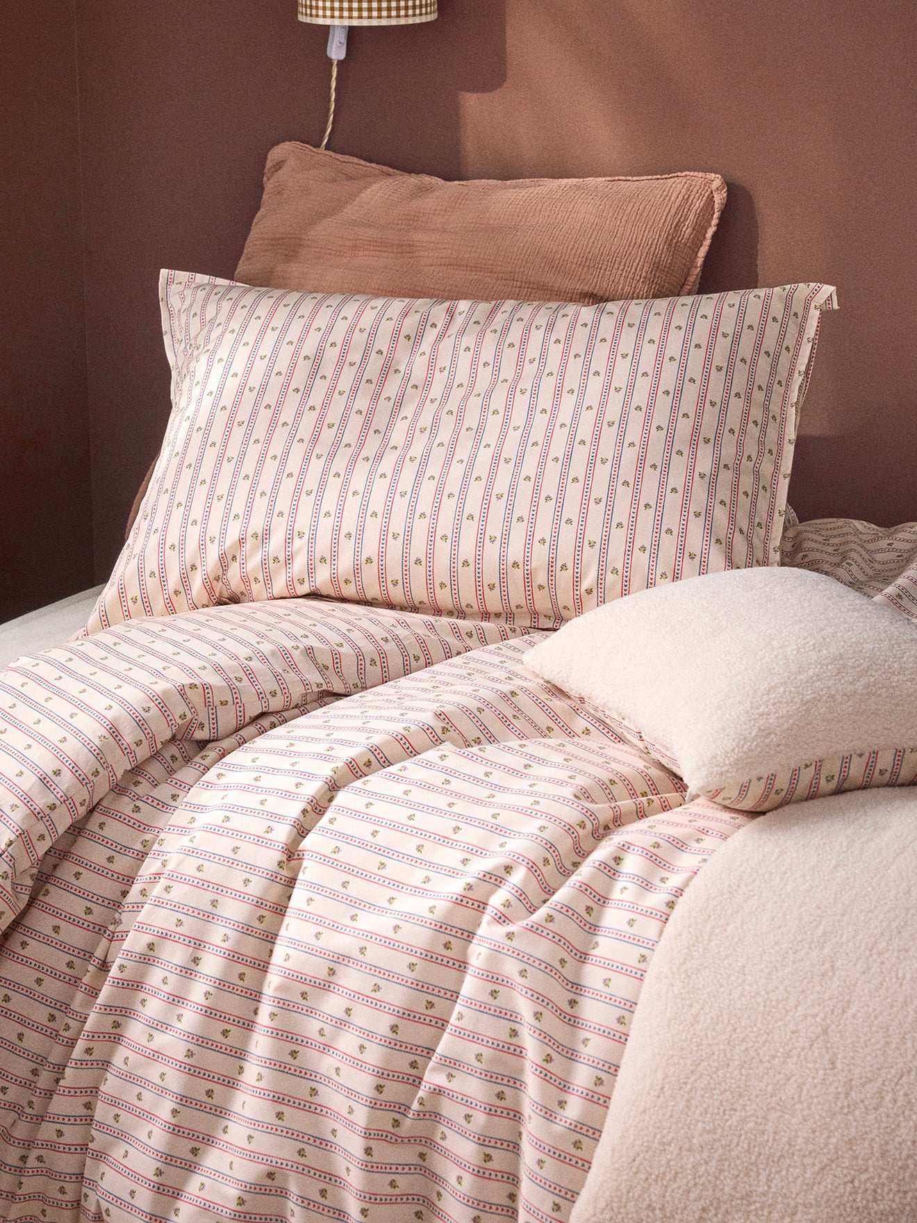 Avril cotton percale pillowcase