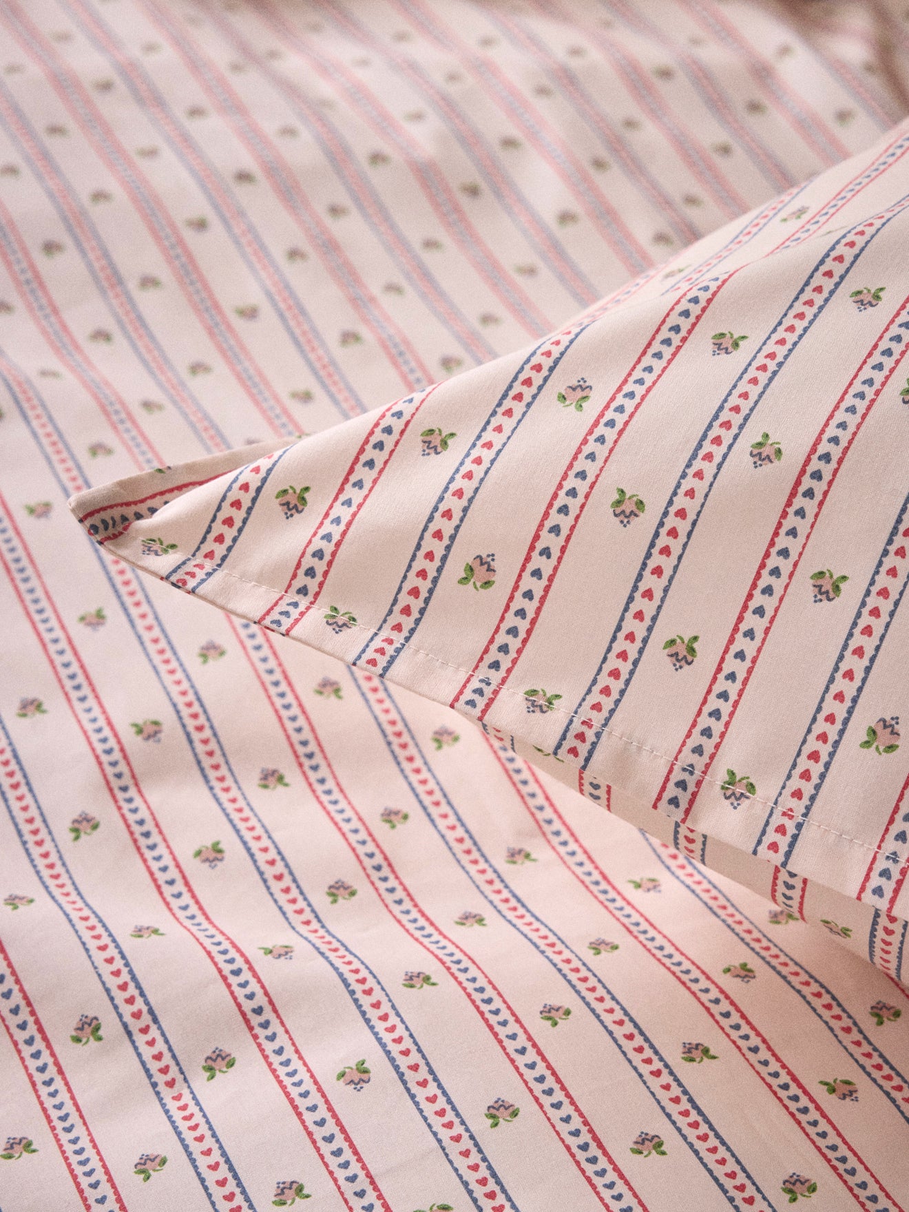 Avril cotton percale pillowcase