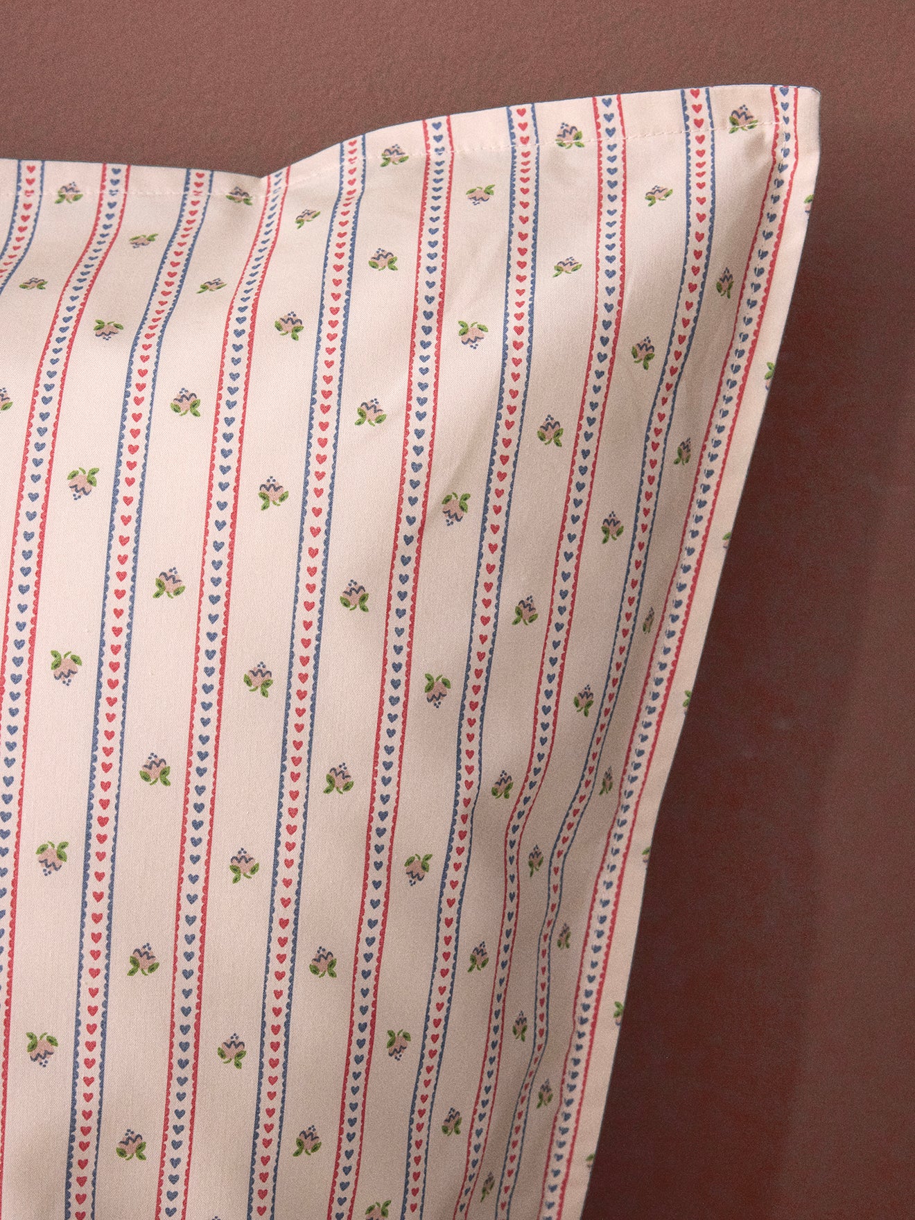 Avril cotton percale pillowcase