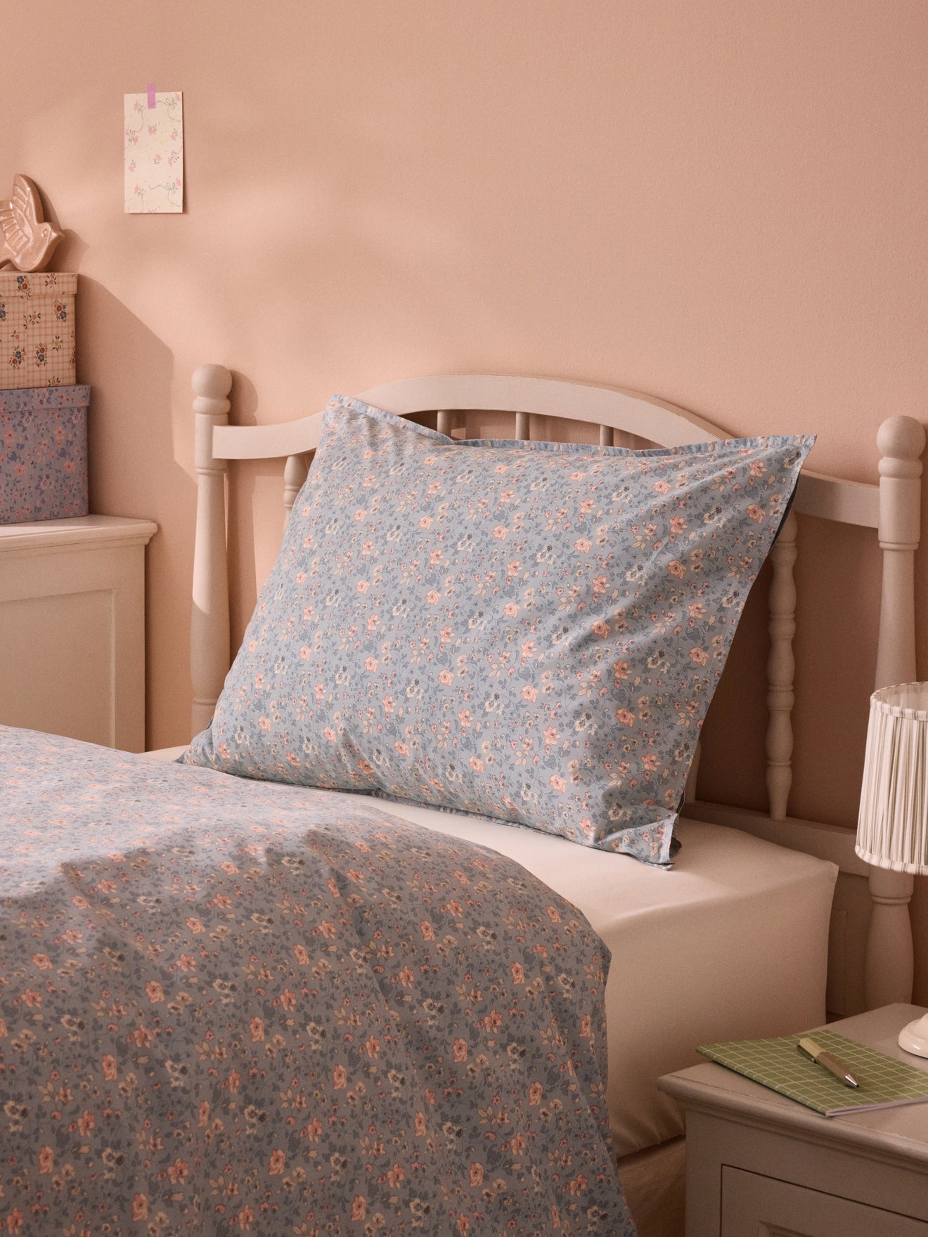 Taie d'oreiller percale de coton Mélodie