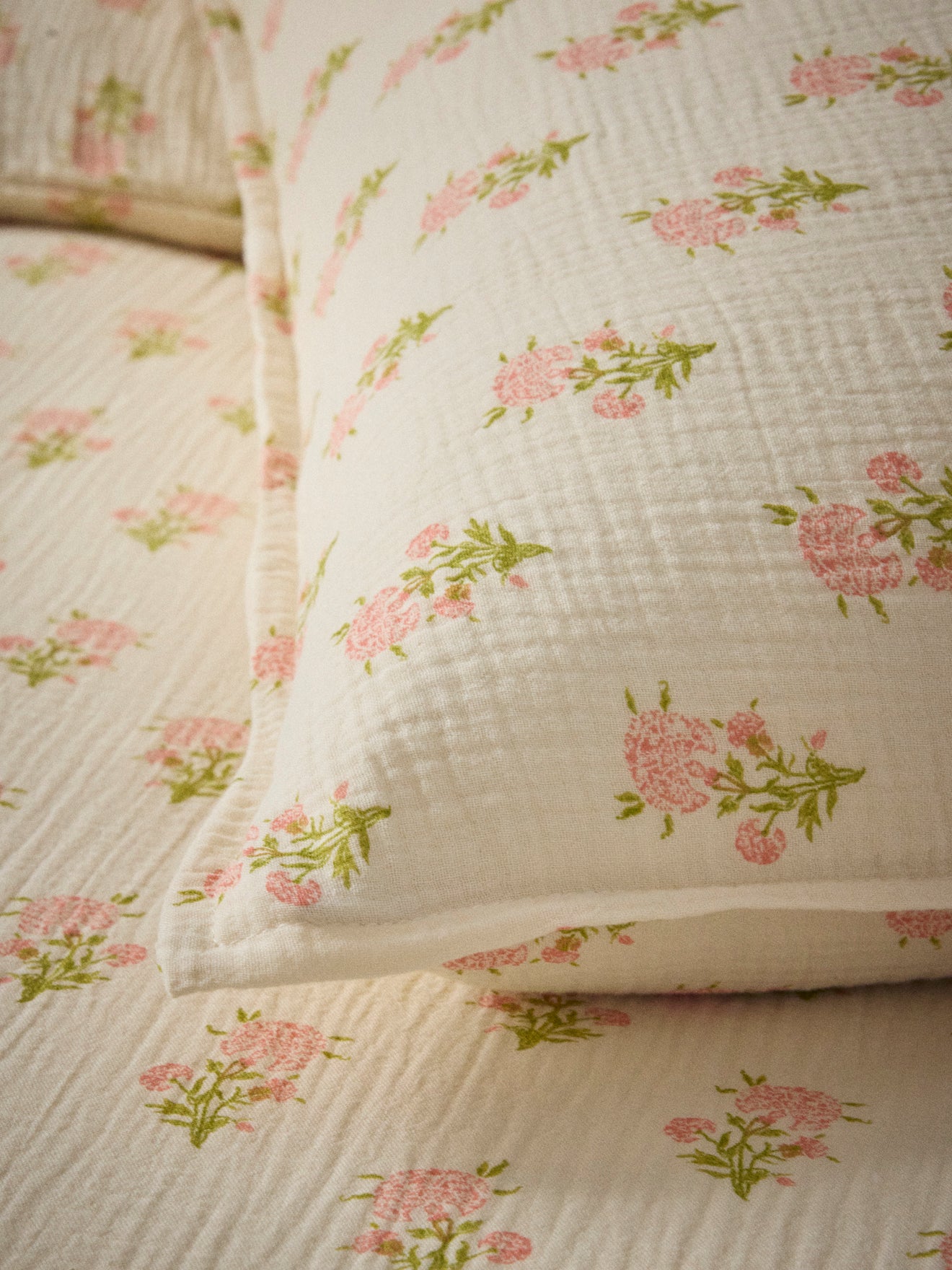 Aimée cotton gauze pillowcase