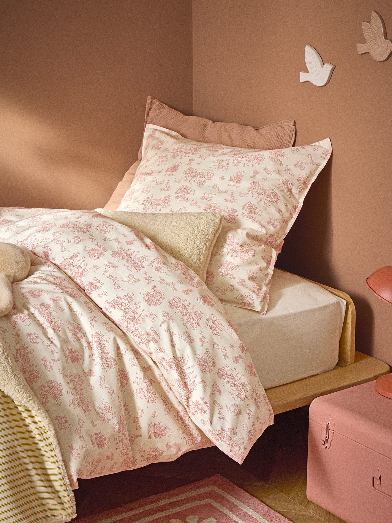 Taie d'oreiller percale de coton "Aloïs"