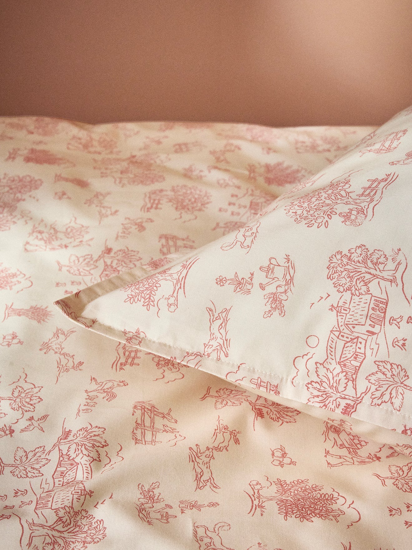 Taie d'oreiller percale de coton "Aloïs"