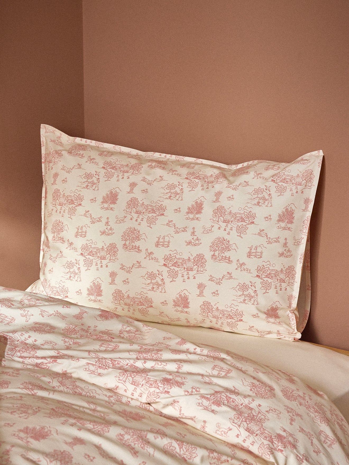 Taie d'oreiller percale de coton "Aloïs"