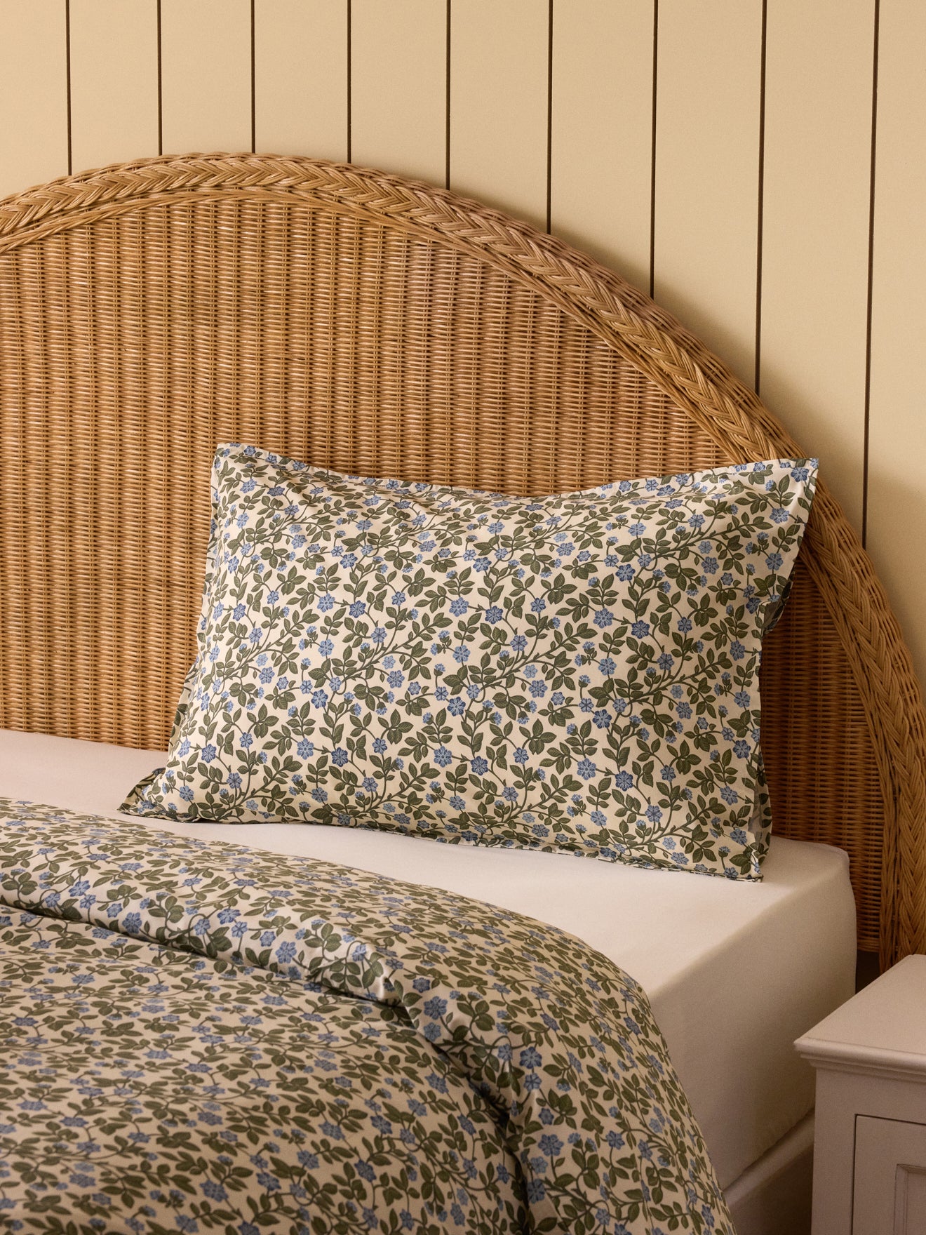 Taie d'oreiller percale de coton "Manon"