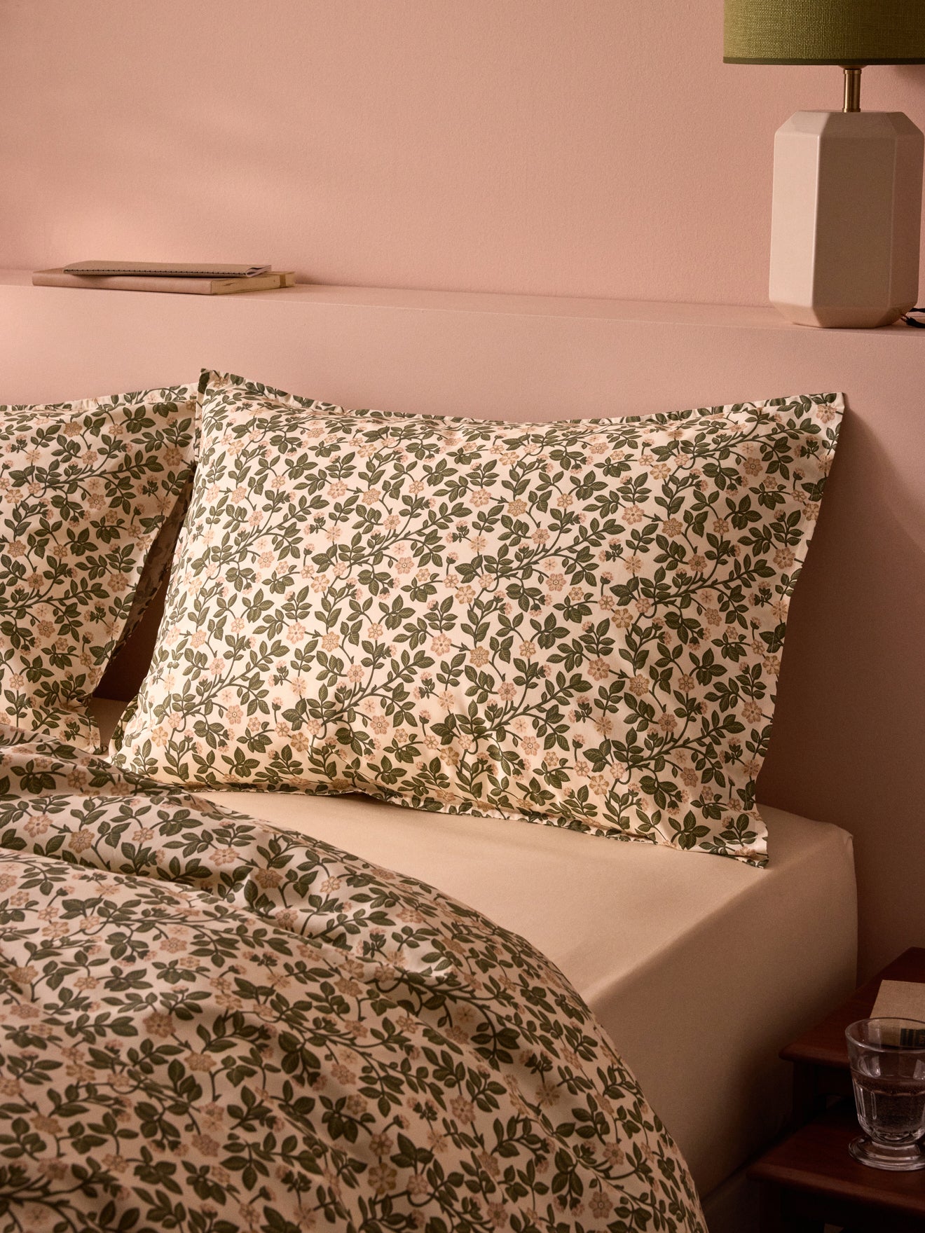 Manon cotton percale pillowcase