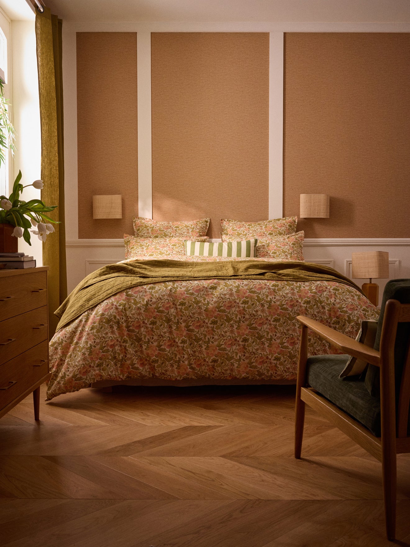 Marianne linen-look pillowcase